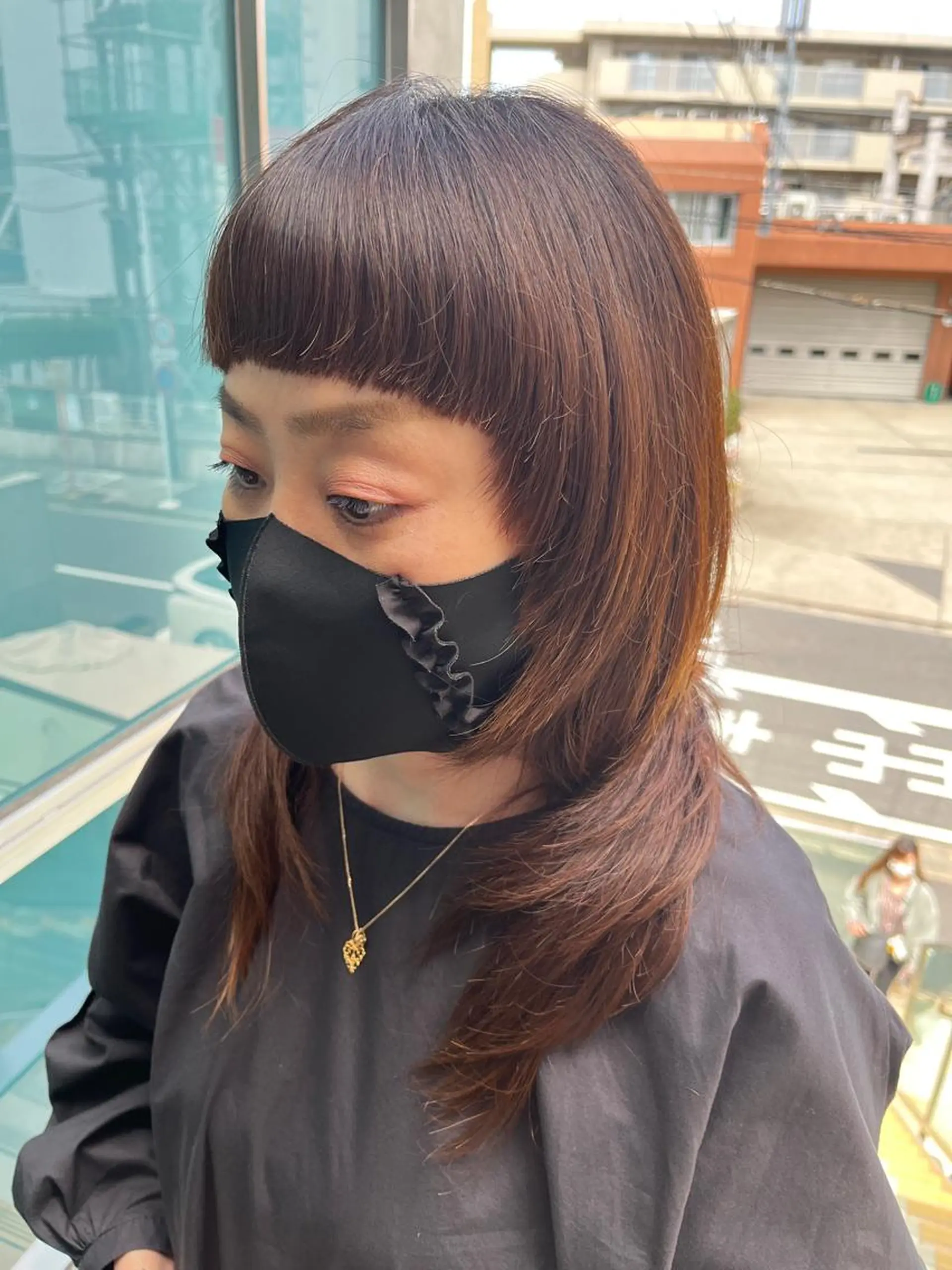 ロング カラー パーマ ヘアアレンジ メンズ キッズ ネイル マツエク・マツパ アイブロウ 子どものヘアアレンジ メンズバレイヤージュ メンズハイライト メンズインナーカラー メンズ韓国風 times salon名駅所属・久木原 ゆりのヘアスタイル