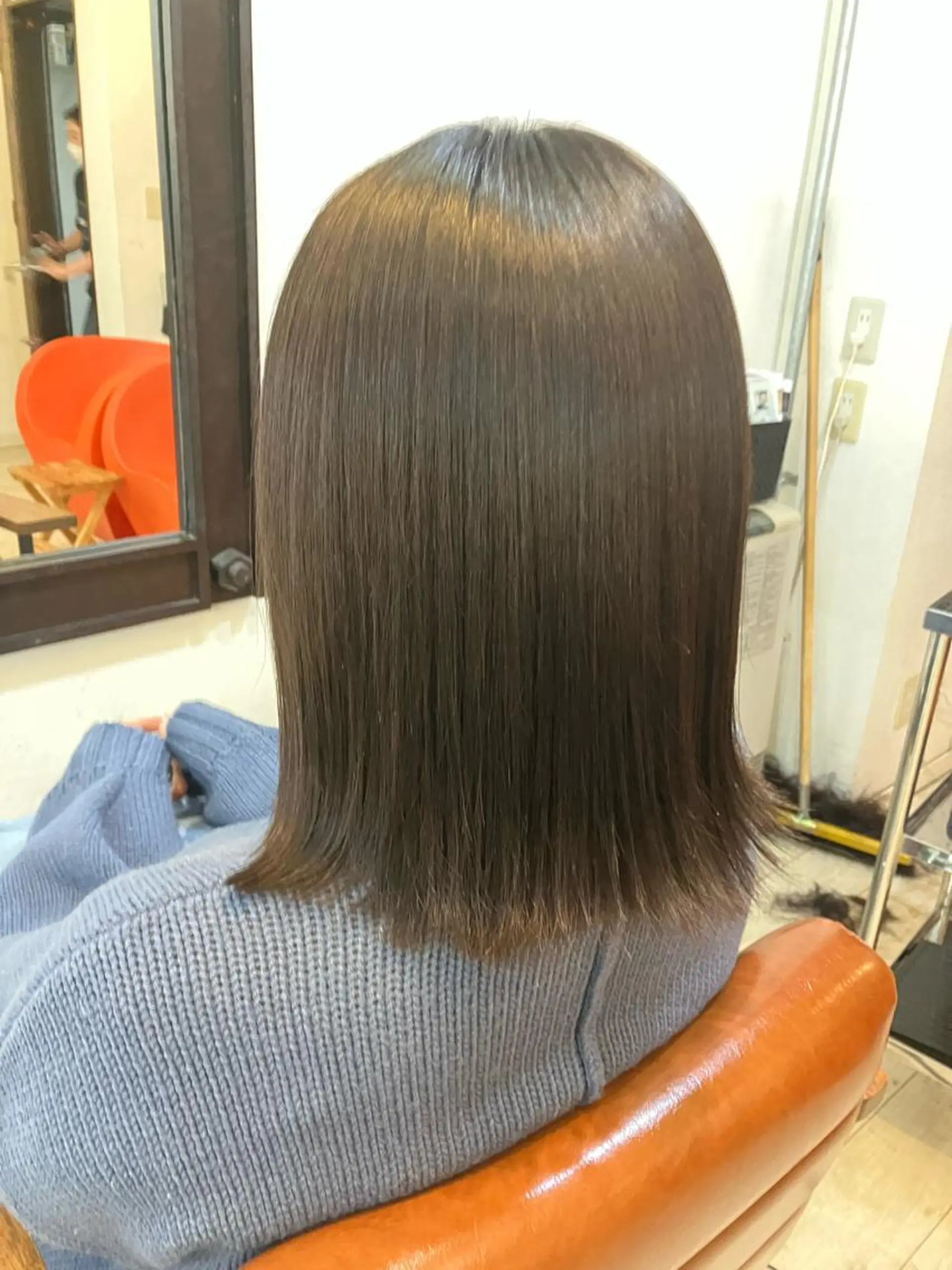 セミロング パーマ カット 縮毛矯正 トリートメント 🍀髪質改善、カラー TAICHI🍀のヘアスタイル