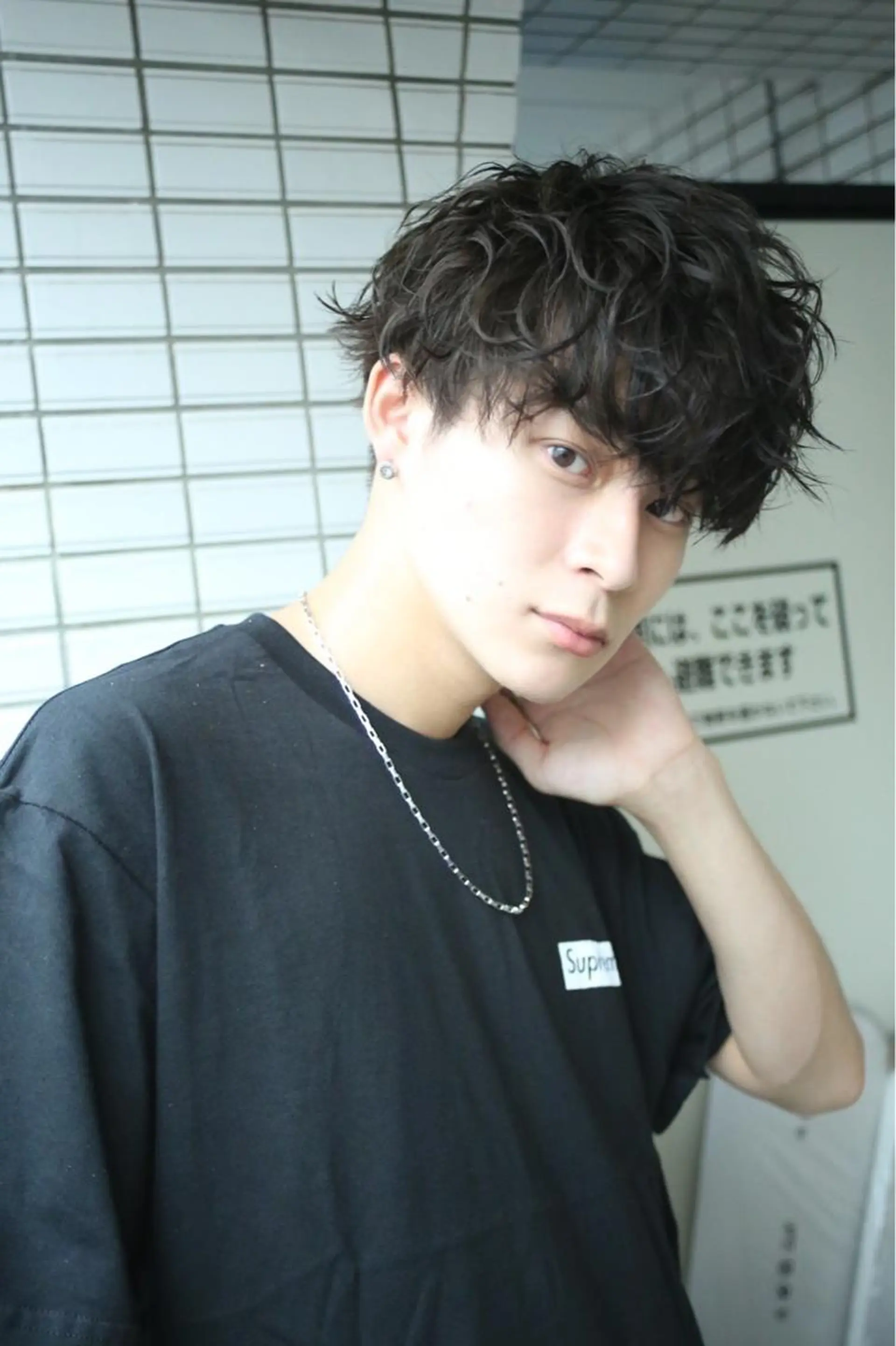 ショート カラー パーマ ヘアアレンジ メンズ キッズ ネイル マツエク・マツパ アイブロウ ショートボブ メンズバレイヤージュ メンズブリーチ メンズハイライト メンズハイトーン PERCUT大阪堀江店所属・メンズヘアのカリスマ 北地　空のヘアスタイル