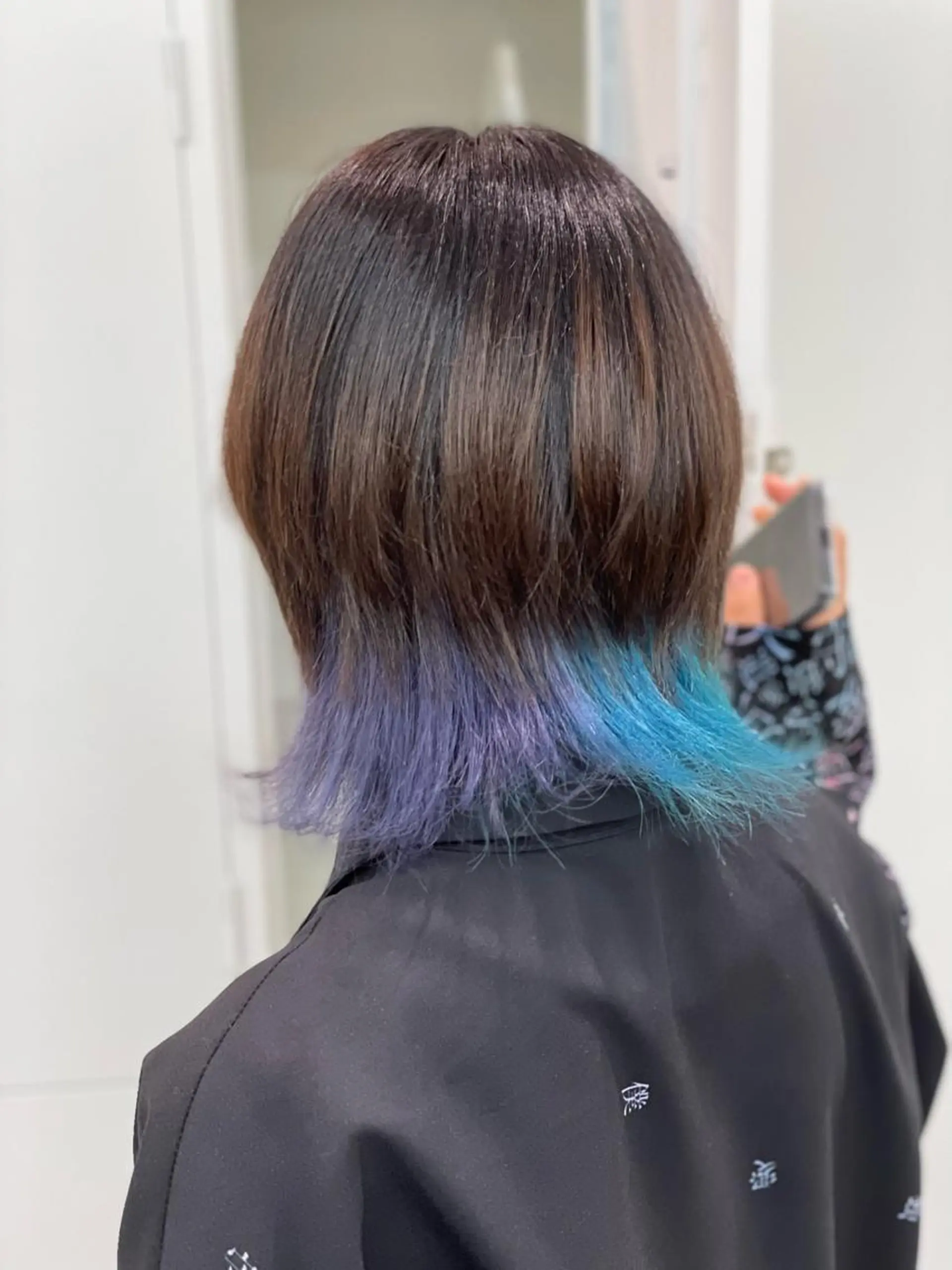 ショート カラー ショーヤ/ブリーチ /バレイヤージュのヘアスタイル