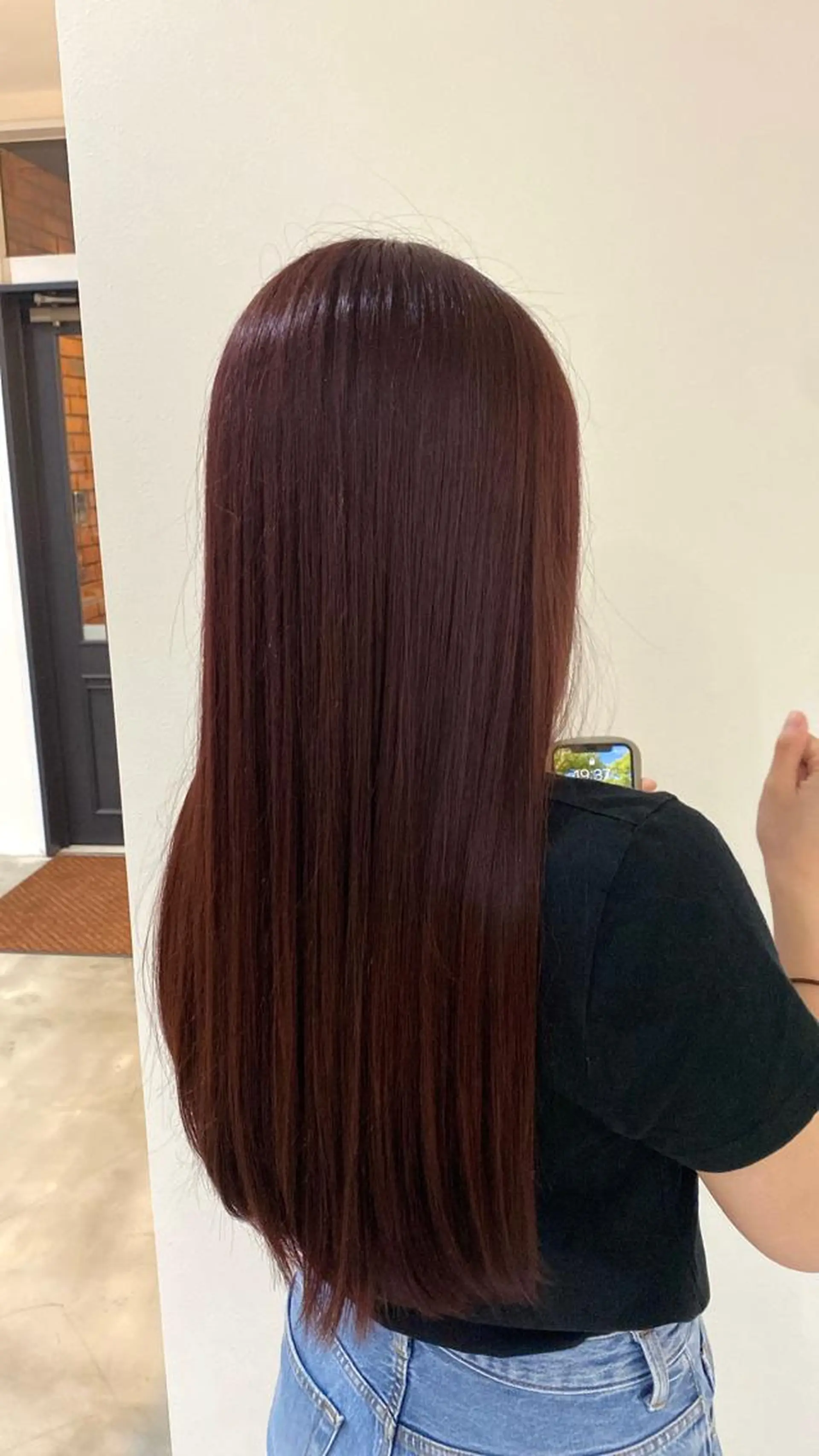 ロング カラー ブリーチ ブリーチなしカラー カット ヘアカラー トリートメント rink / ETOILE +のヘアスタイル