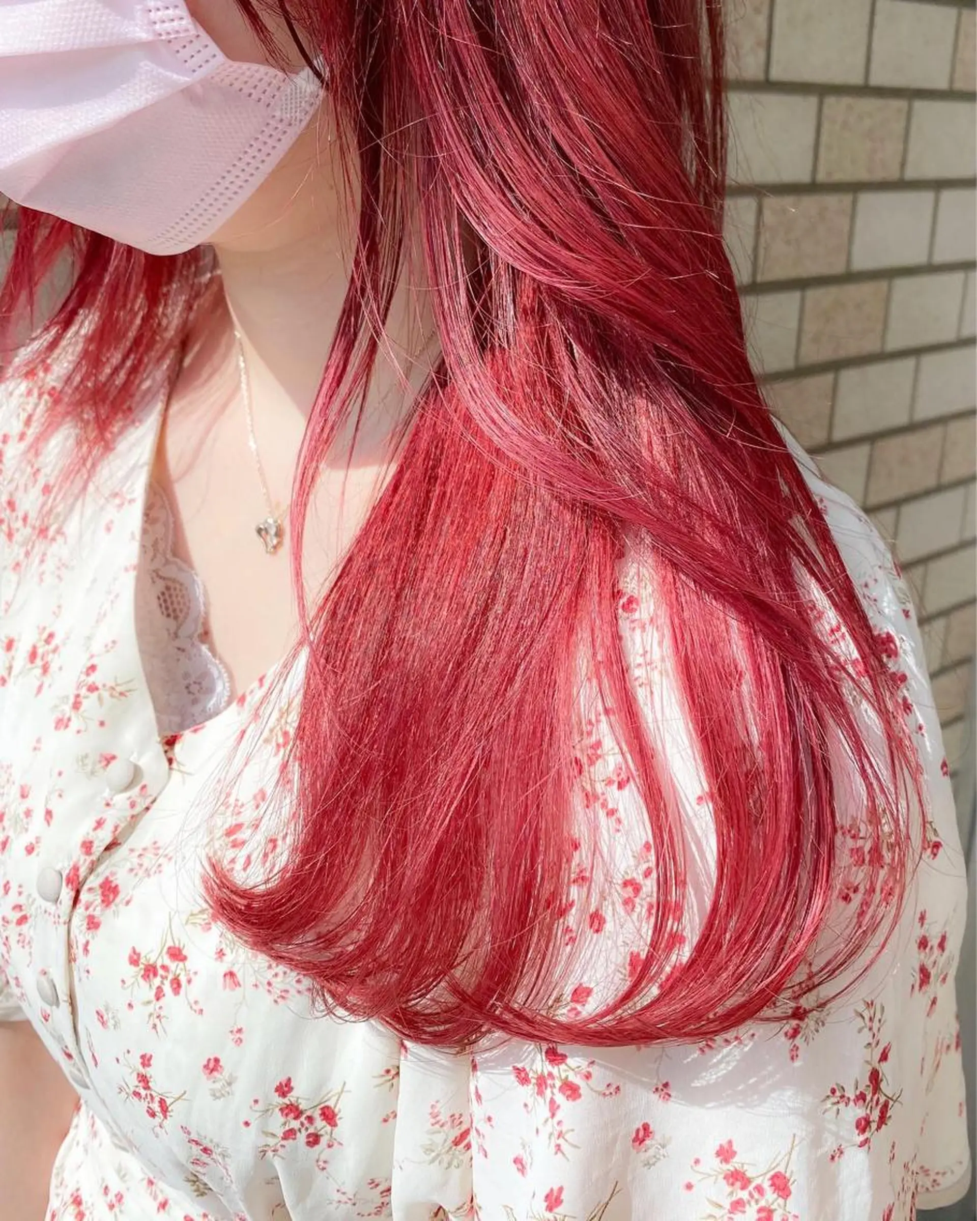 ミディアム カラー カット ヘアカラー レイヤー暖色カラー 池袋Yamamotoのヘアスタイル