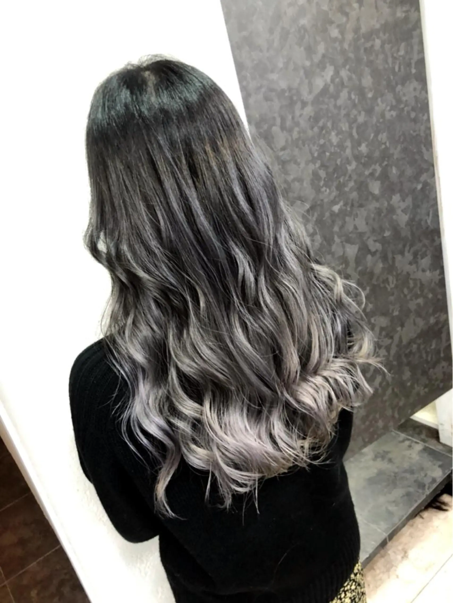 ロング カラー 髪質改善縮毛矯正× 艶髪カラー板垣智大のヘアスタイル