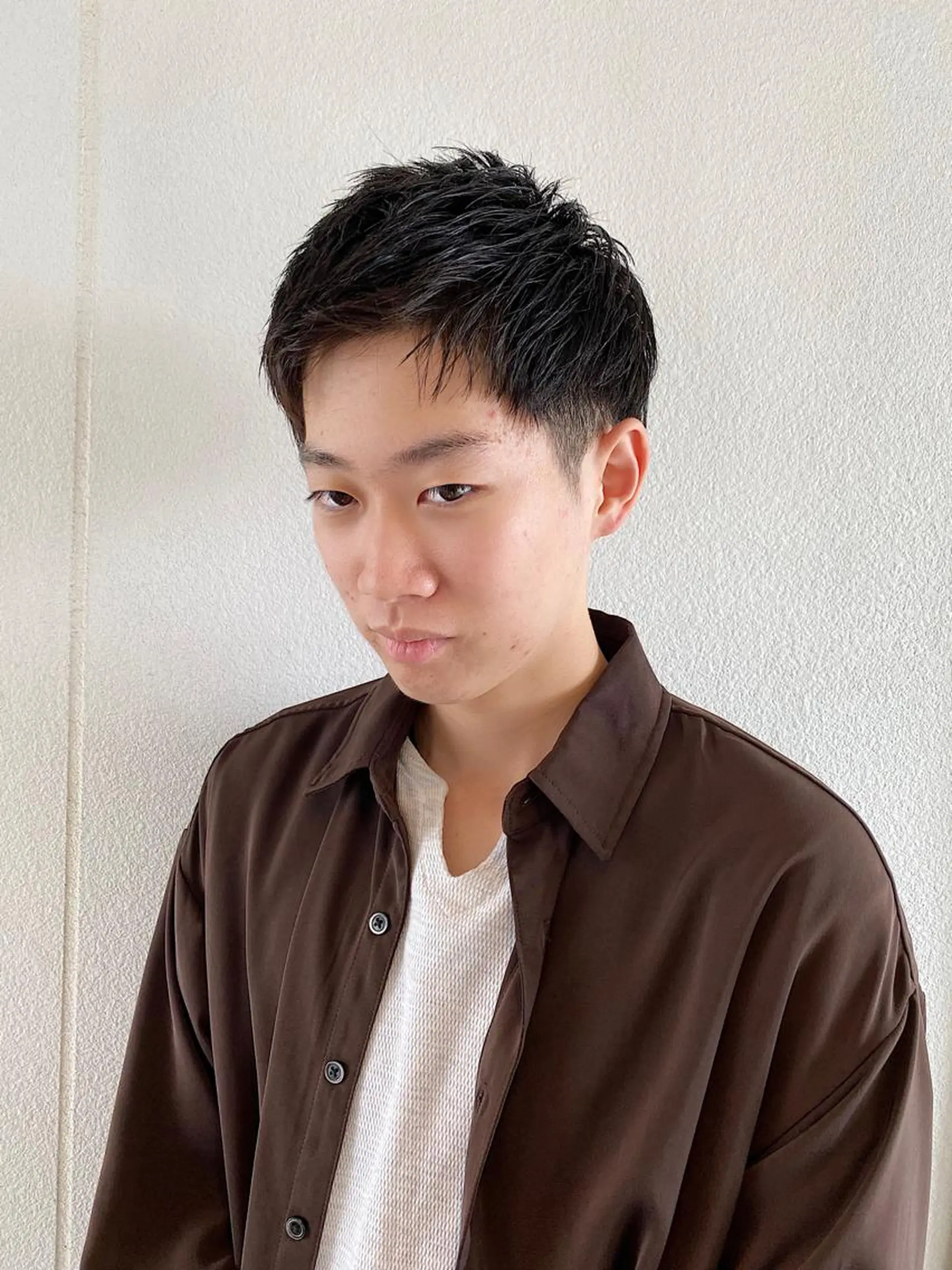 ショート パーマ ヘアアレンジ メンズ 坂尻 嘉珠也のヘアスタイル