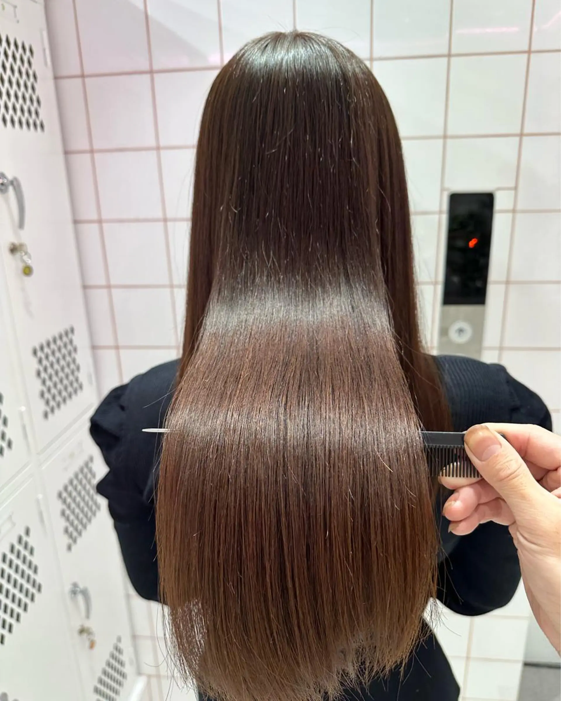 ロング 縮毛矯正 Lond luce心斎橋所属・✨髪質改善✨縮毛矯正 ホウダカズヒロのヘアスタイル