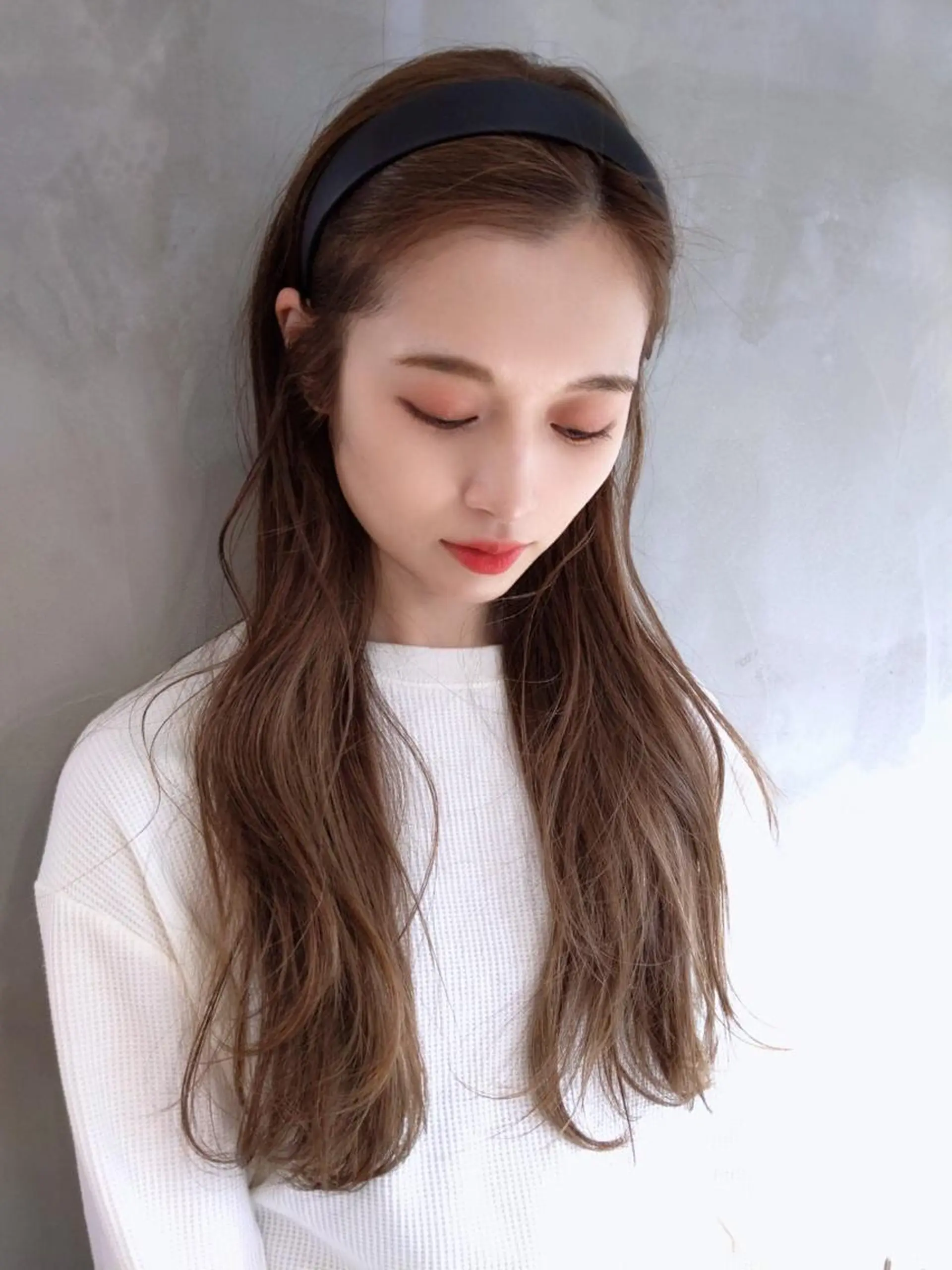 ロング カラー 遠藤 眞実のヘアスタイル