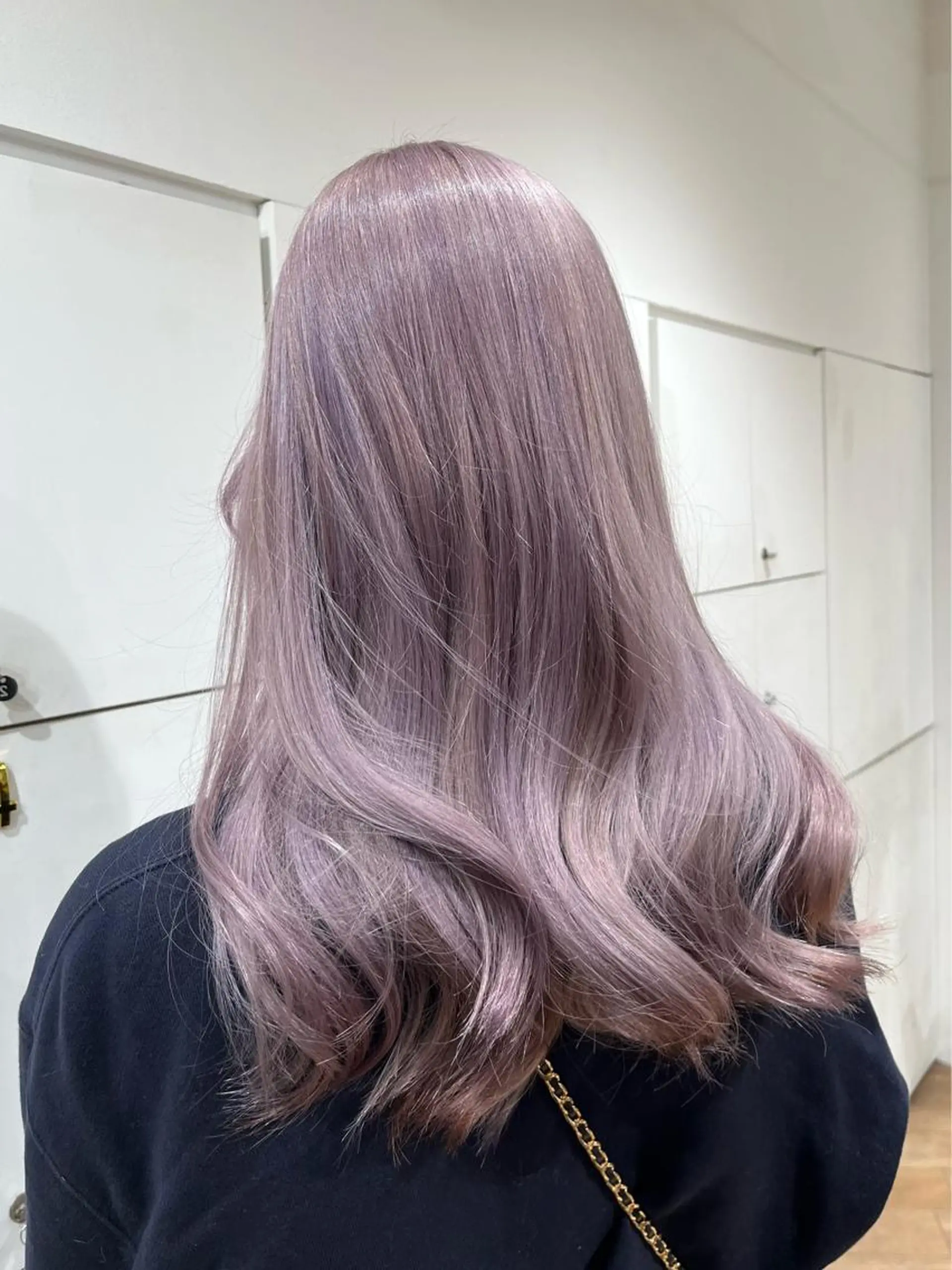 ロング カラー 透明感カラー 🤎HAZUKI🤎 ハイトーン✨エクステのヘアスタイル