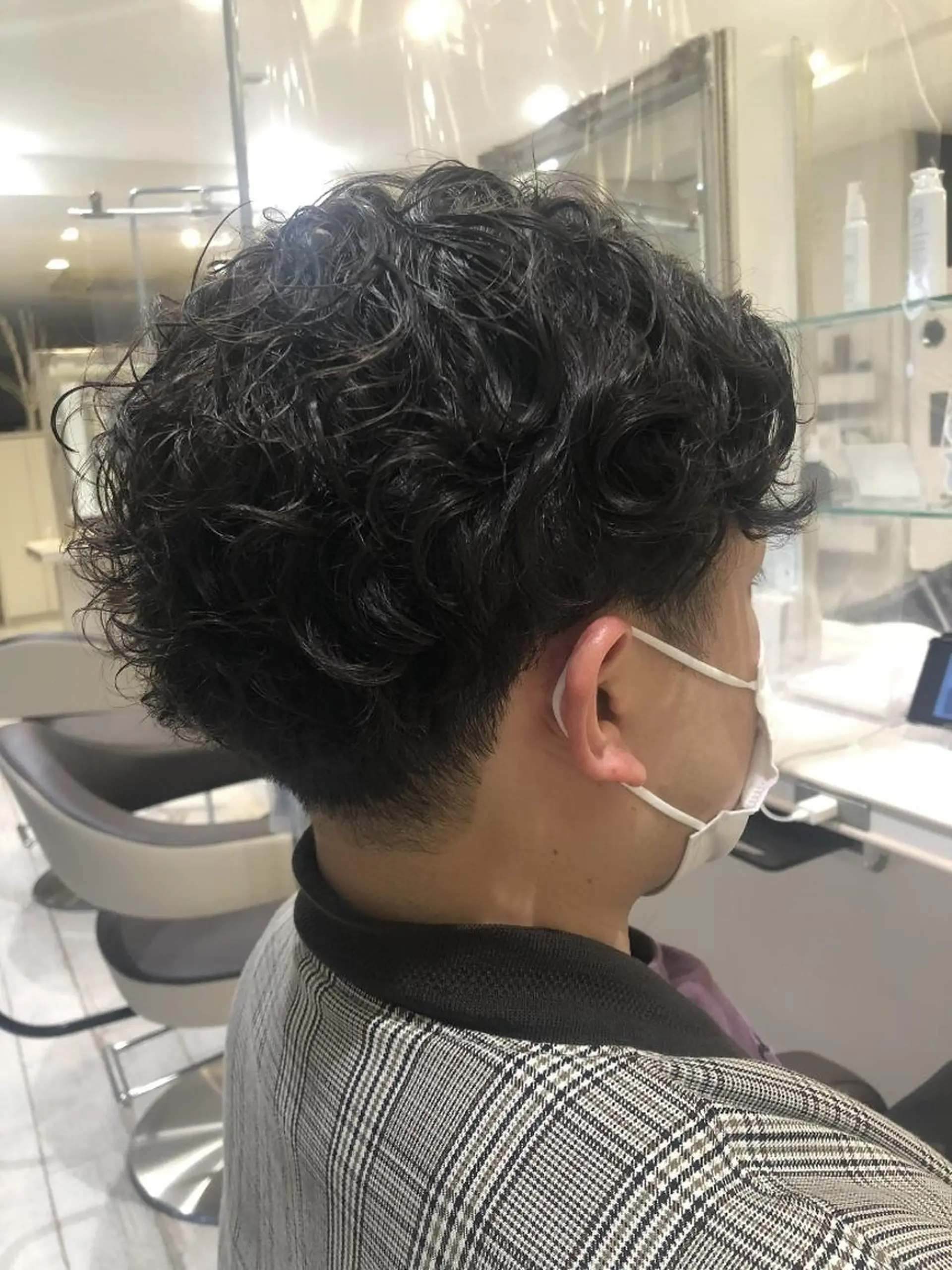 メンズ パーマ 田中 瑞妃のヘアスタイル