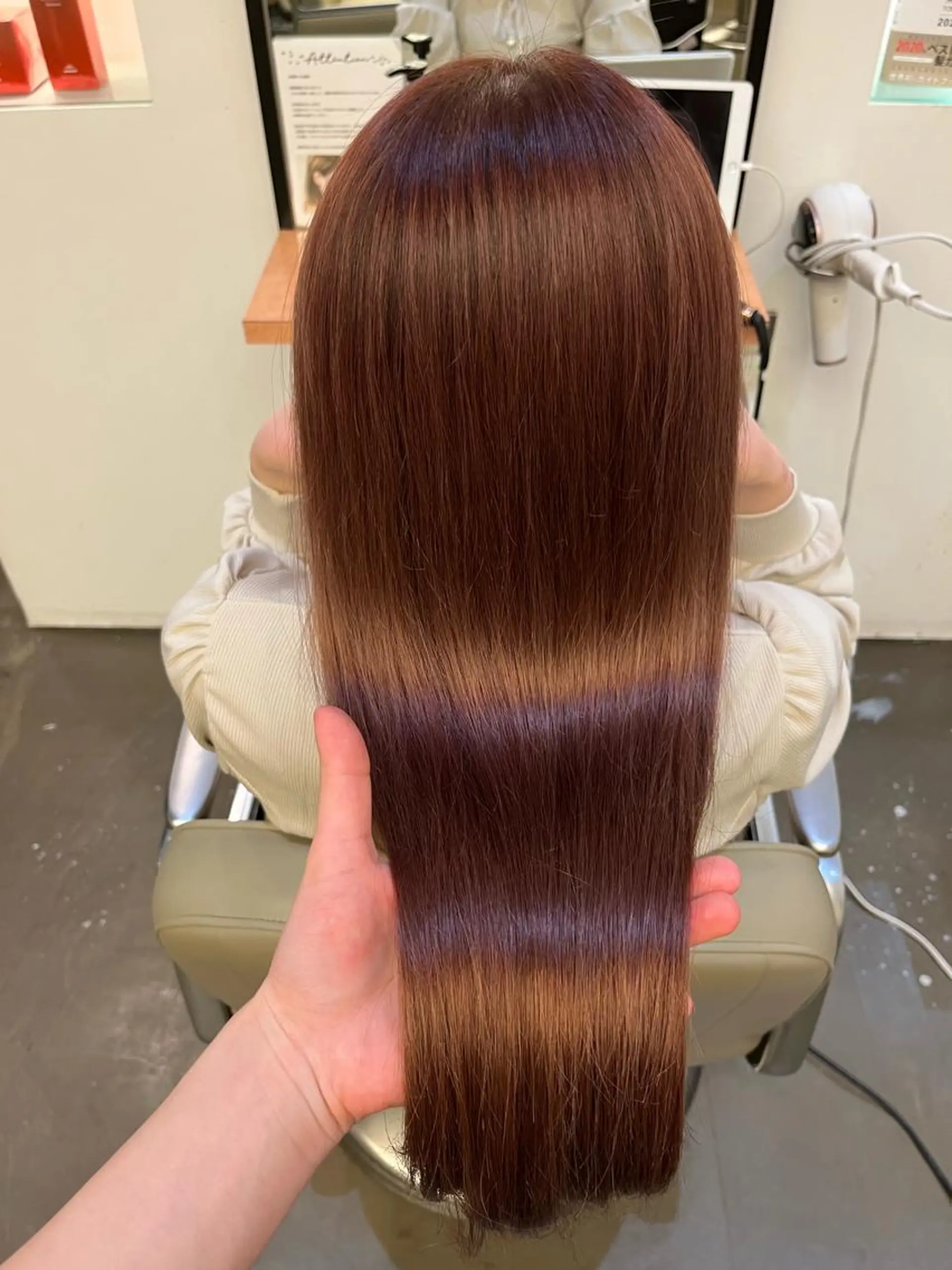 ロング カラー トリートメント カット ヘアカラー トリートメント ヘアセット 🍑まき/カット /髪質改善カラー🍑のヘアスタイル