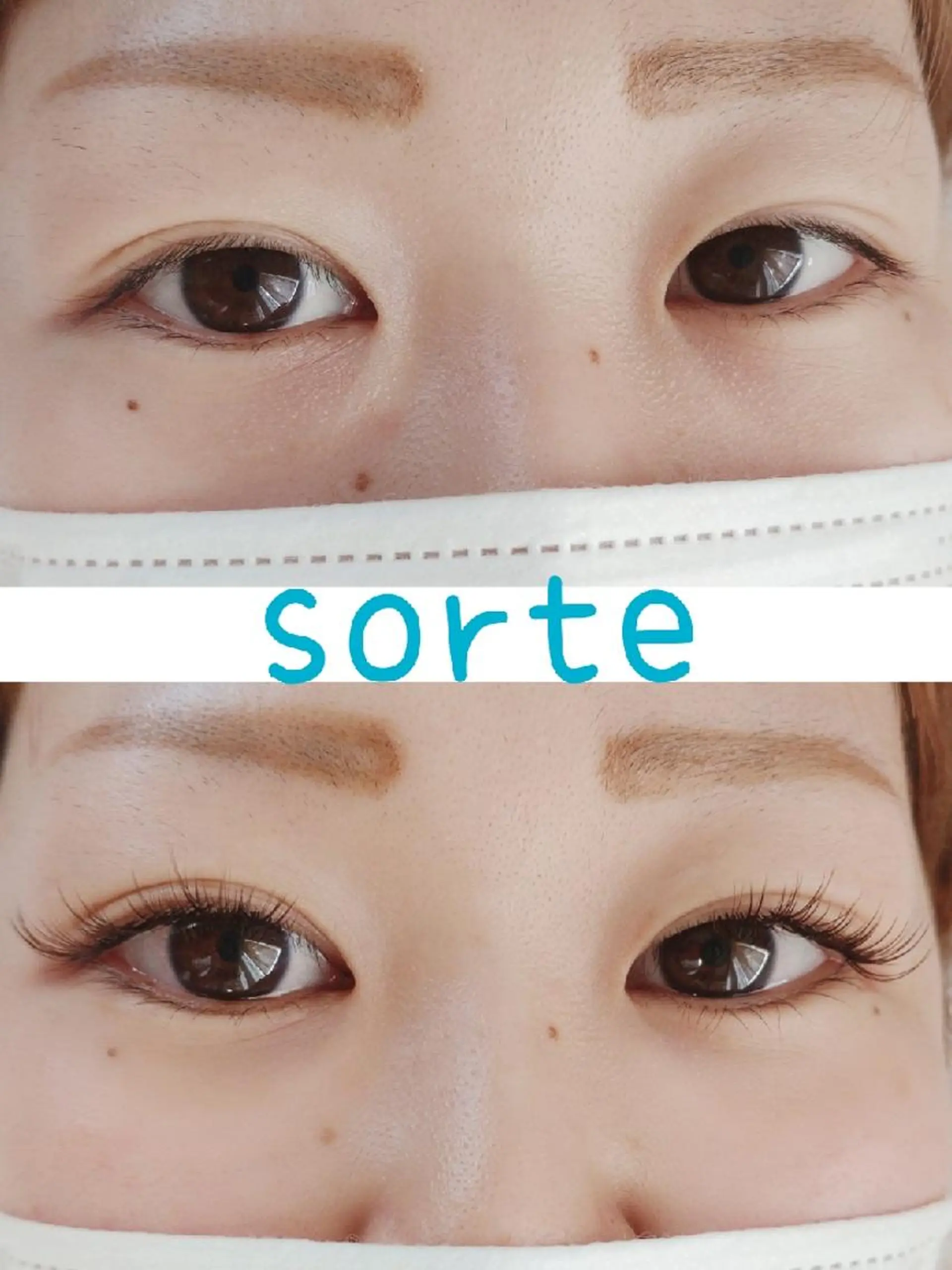 マツエク・マツパ カラーマツエク ボリュームラッシュ eye salon sorteのマツエク・マツパデザイン