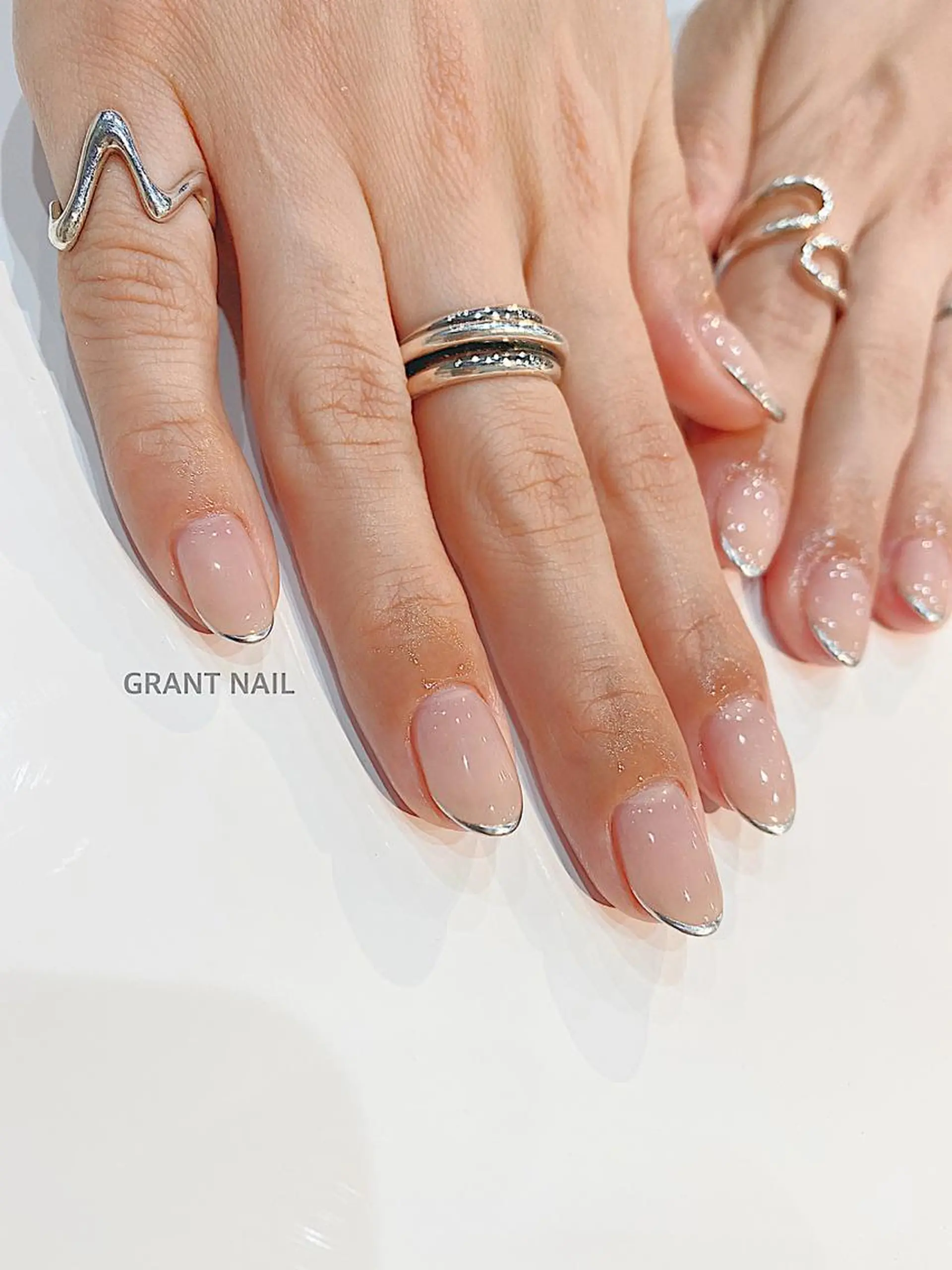 ネイル アートネイル ジェルネイル ニュアンスネイル GRANT NAIL 岩出店のネイルデザイン