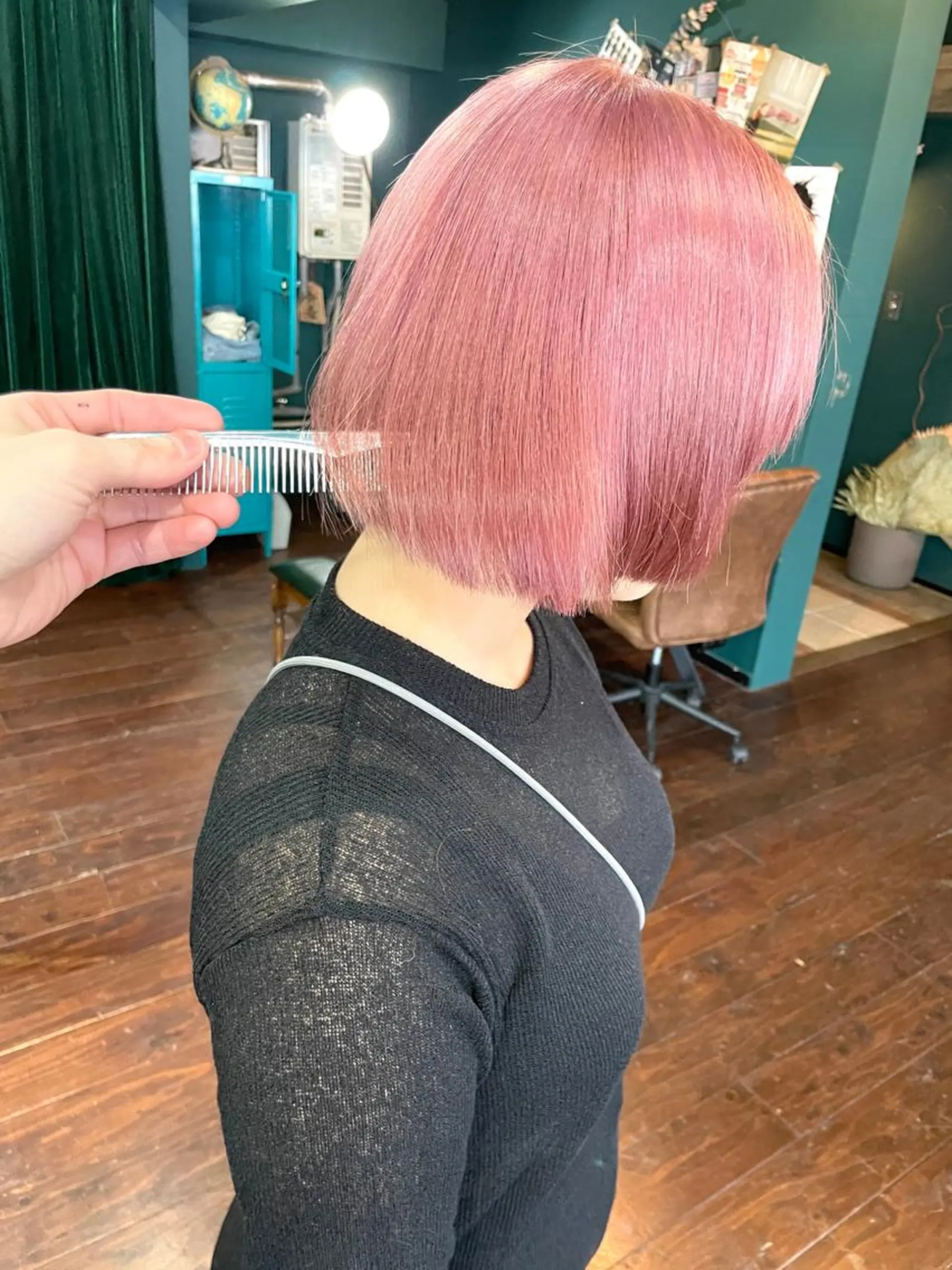 ミディアム カット ヘアカラー トリートメント vivre libre所属・vivre libreのヘアスタイル