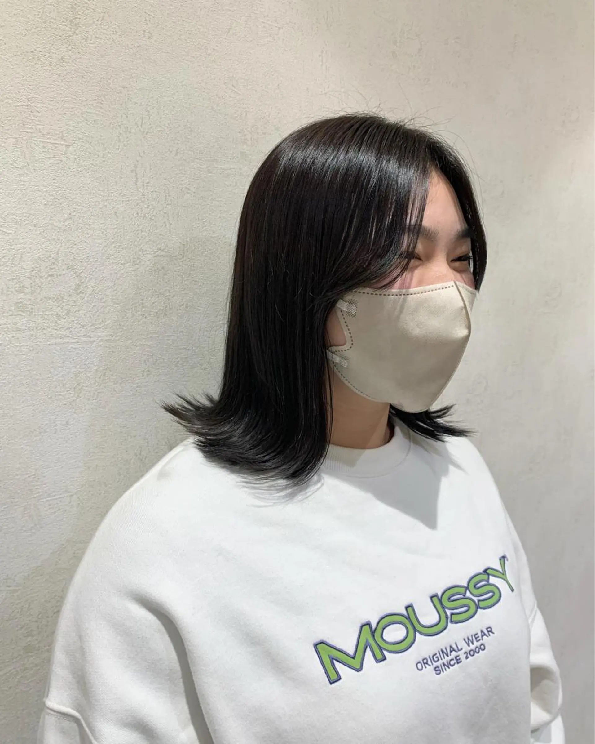 ミディアム カラー グレージュ オレンジ 艶カラー/暖色カラー /透明感/ryutoのヘアスタイル