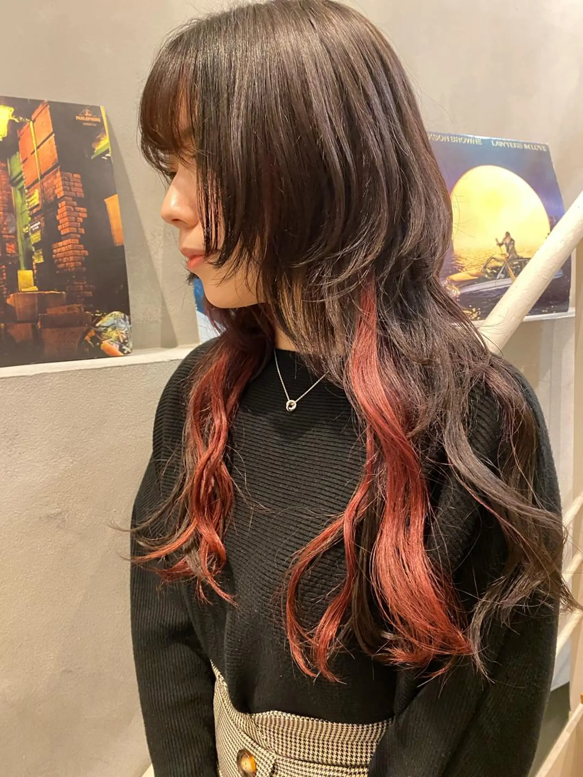 ロング ウルフカット ヘアカラー エクステ MIYU💋💖 〈XENA渋谷本店〉のヘアスタイル