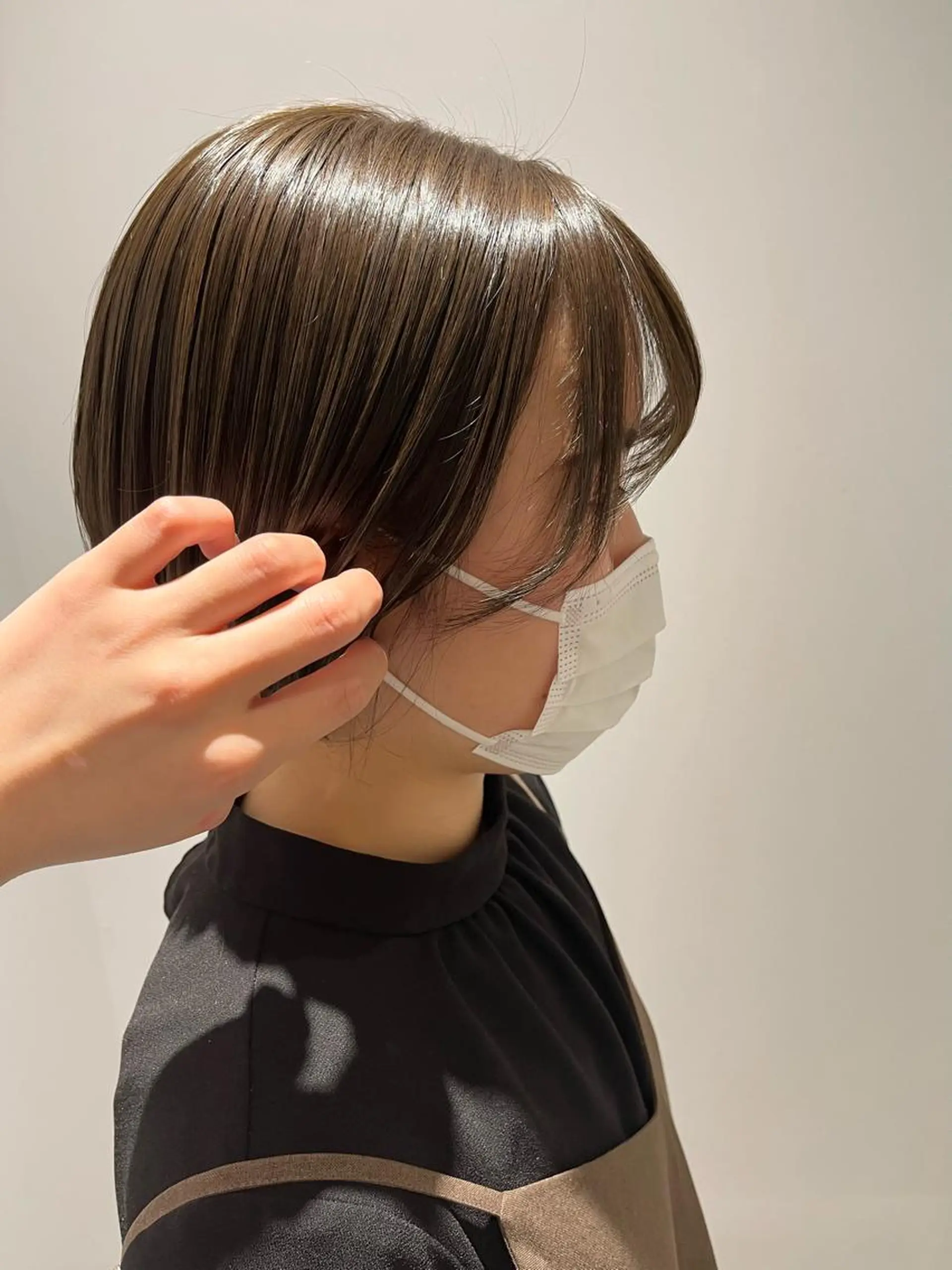 ショート ヘアアレンジ 髪質改善/縮毛矯正 艶カラー/珠聡のヘアスタイル