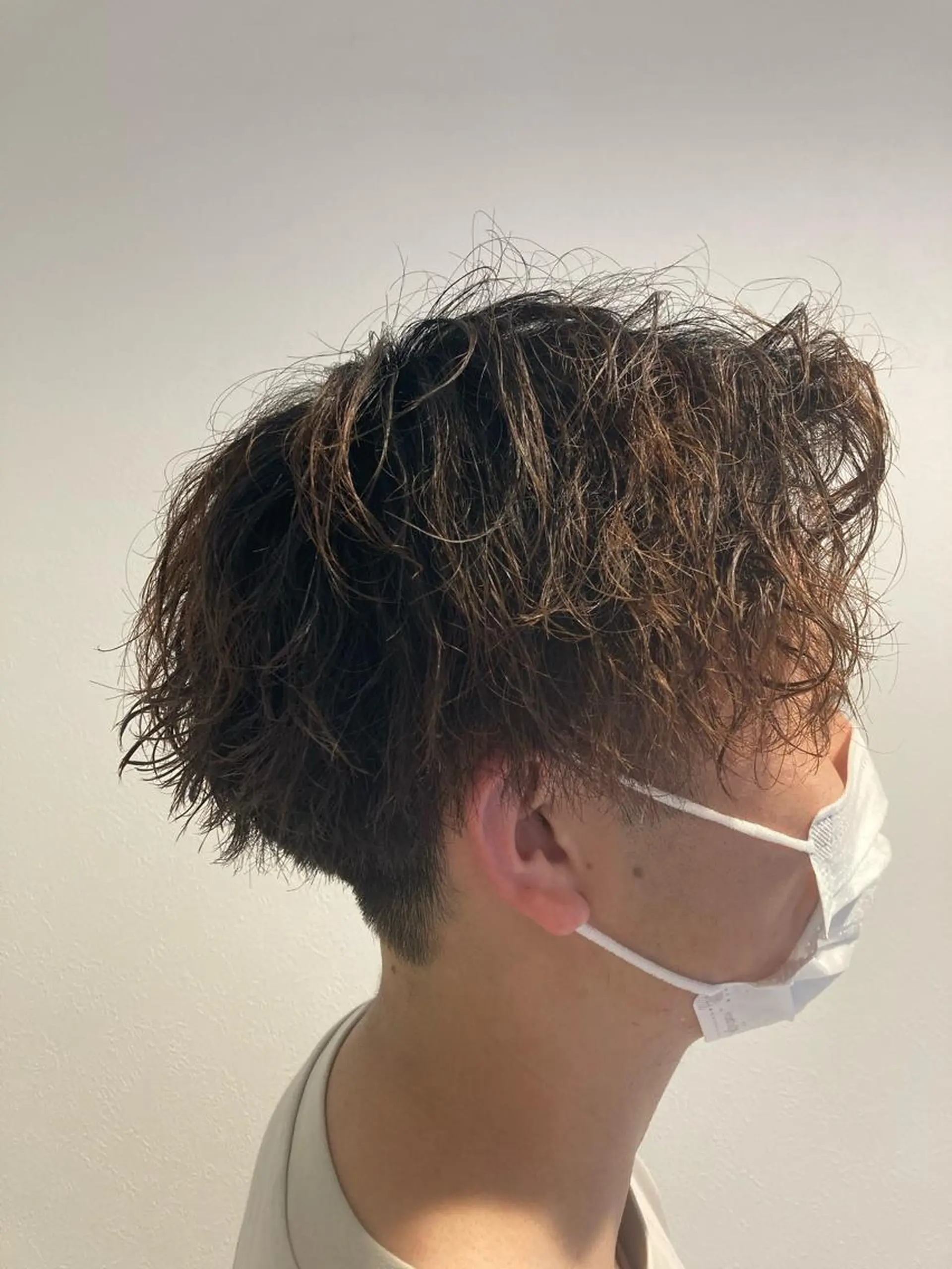ショート メンズ メンズパーマ カット パーマ hair salon A 【エース】所属・🫧高鹿汰一髪質改善 /白髪ぼかし🫧のヘアスタイル