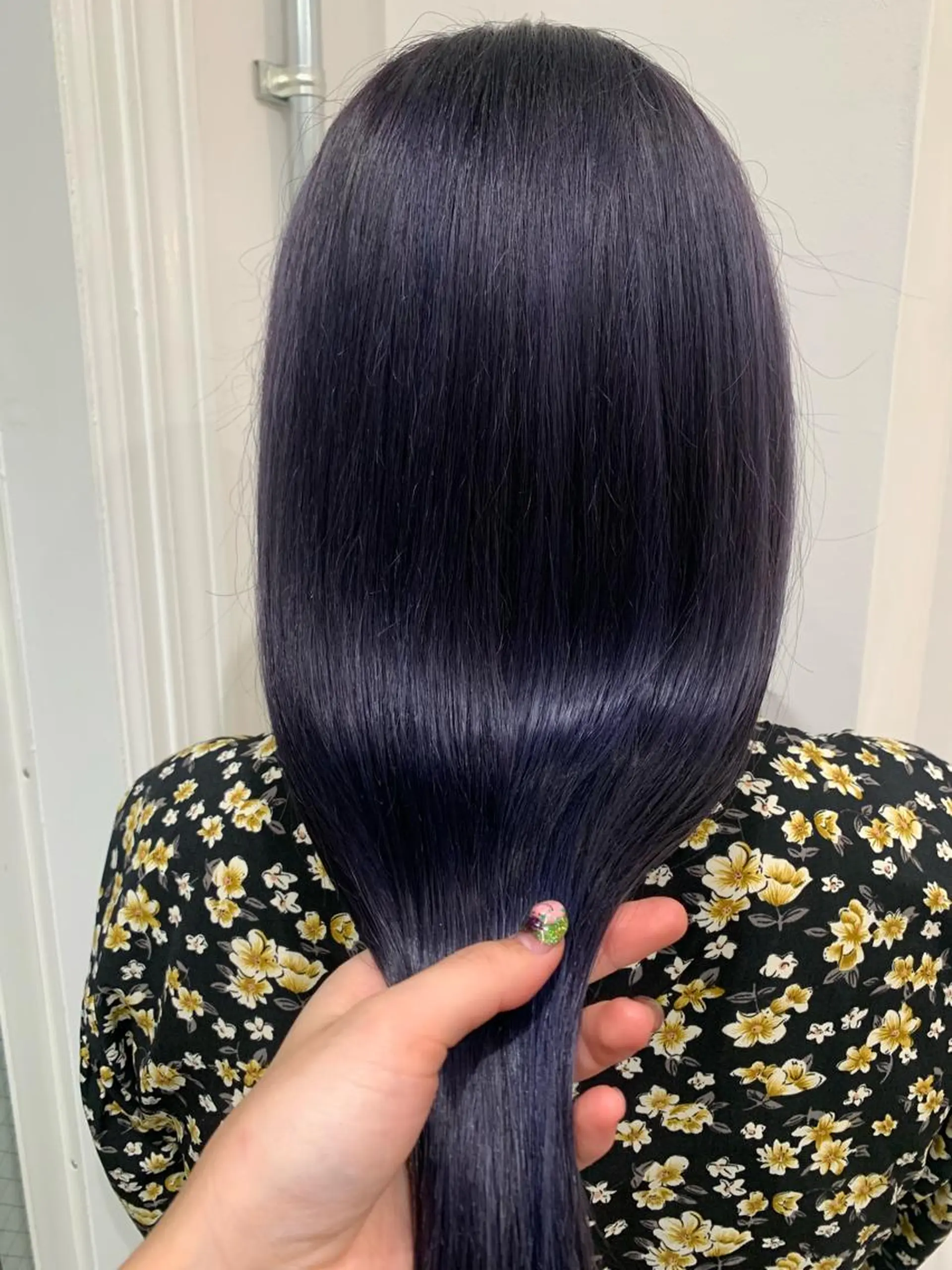 ロング ヘアカラー トリートメント AMI🎀韓国ヘア keshiki大名のヘアスタイル
