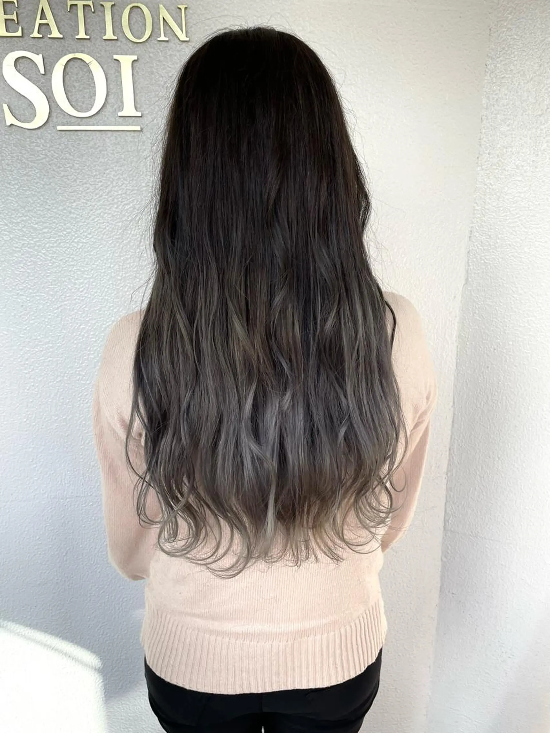 ロング 岩崎 祐大のヘアスタイル