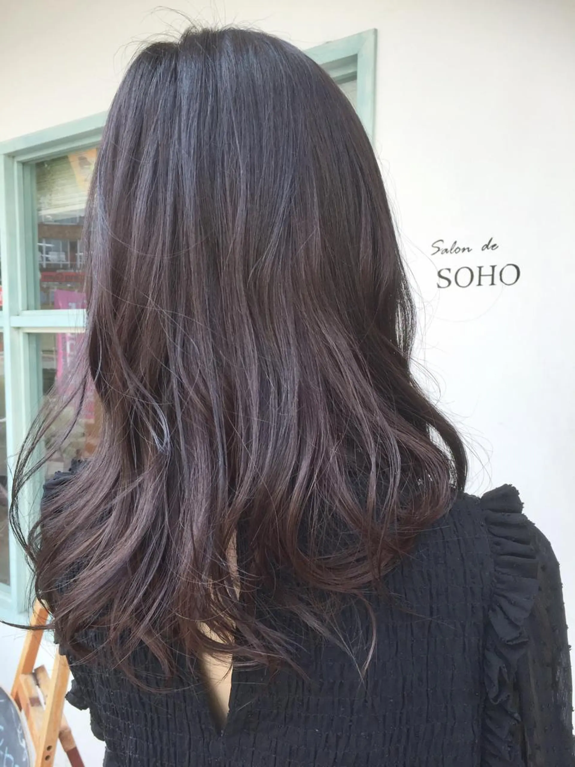 セミロング カラー バイオレットカラー ◇おの あすか◇のヘアスタイル