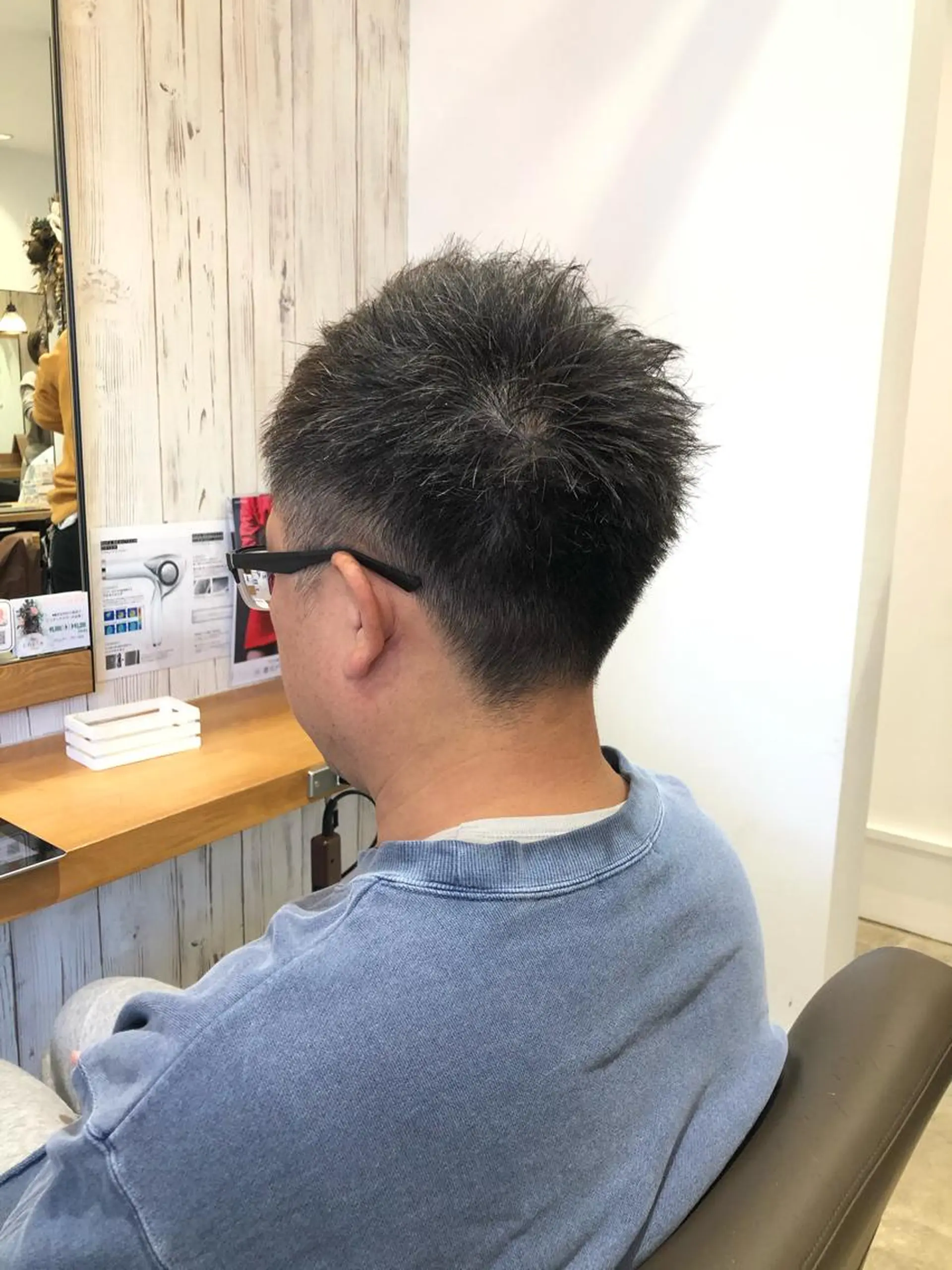 ショート メンズ 鈴村 大介のヘアスタイル