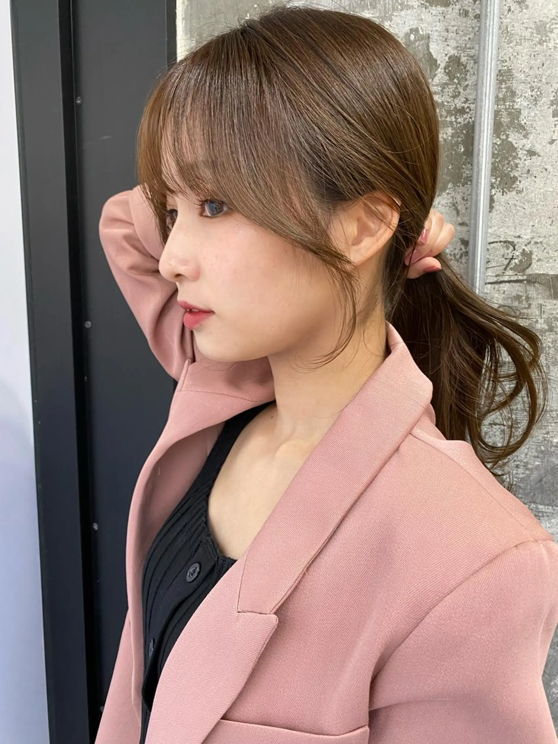 ロング カラー ダブルカラー ハイライトカラー インナーカラー くびれヘア ハイライト カット ヘアカラー トリートメント Pia hair Design Yakuin所属・Pia ツボイ ケイタのヘアスタイル