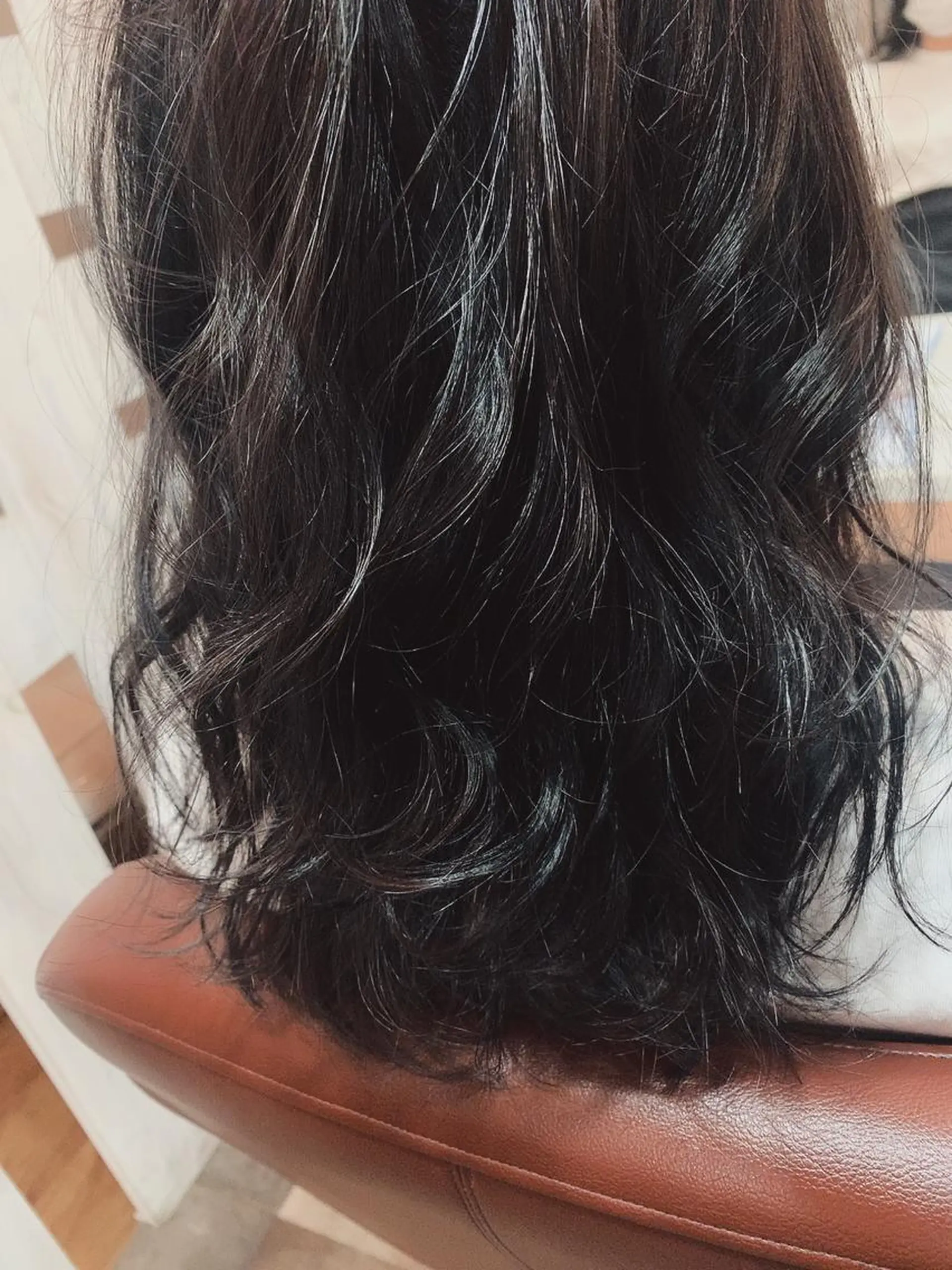ロング カラー 黒髪 ブリーチ 透明感カラー 韓国風ヘア mono.所属・南茨/ヘッドスパ /カット/momoのヘアスタイル