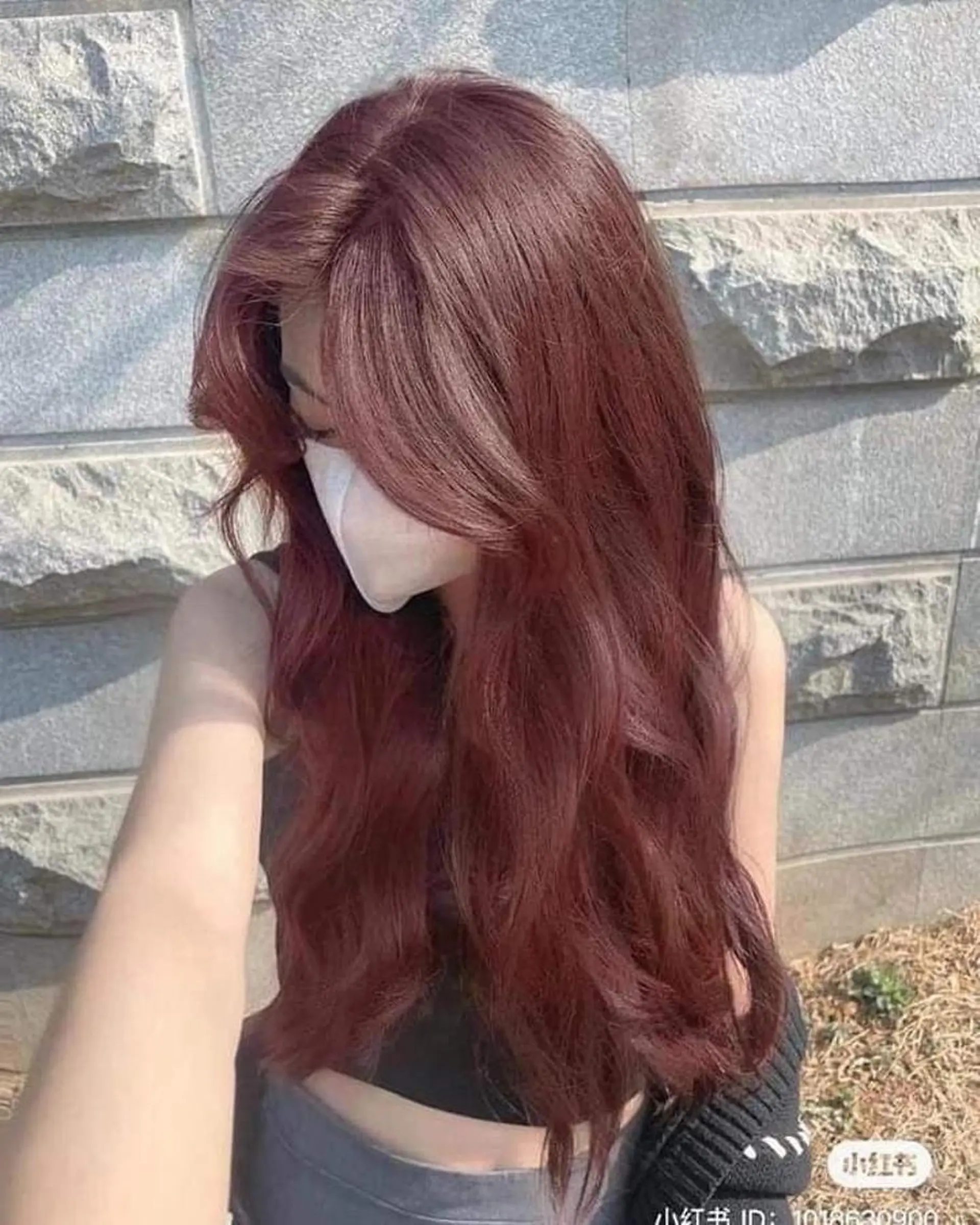 ロング カラー ヘアカラー トリートメント 🥀トレンド韓国暖色 🥀momo🥀のヘアスタイル
