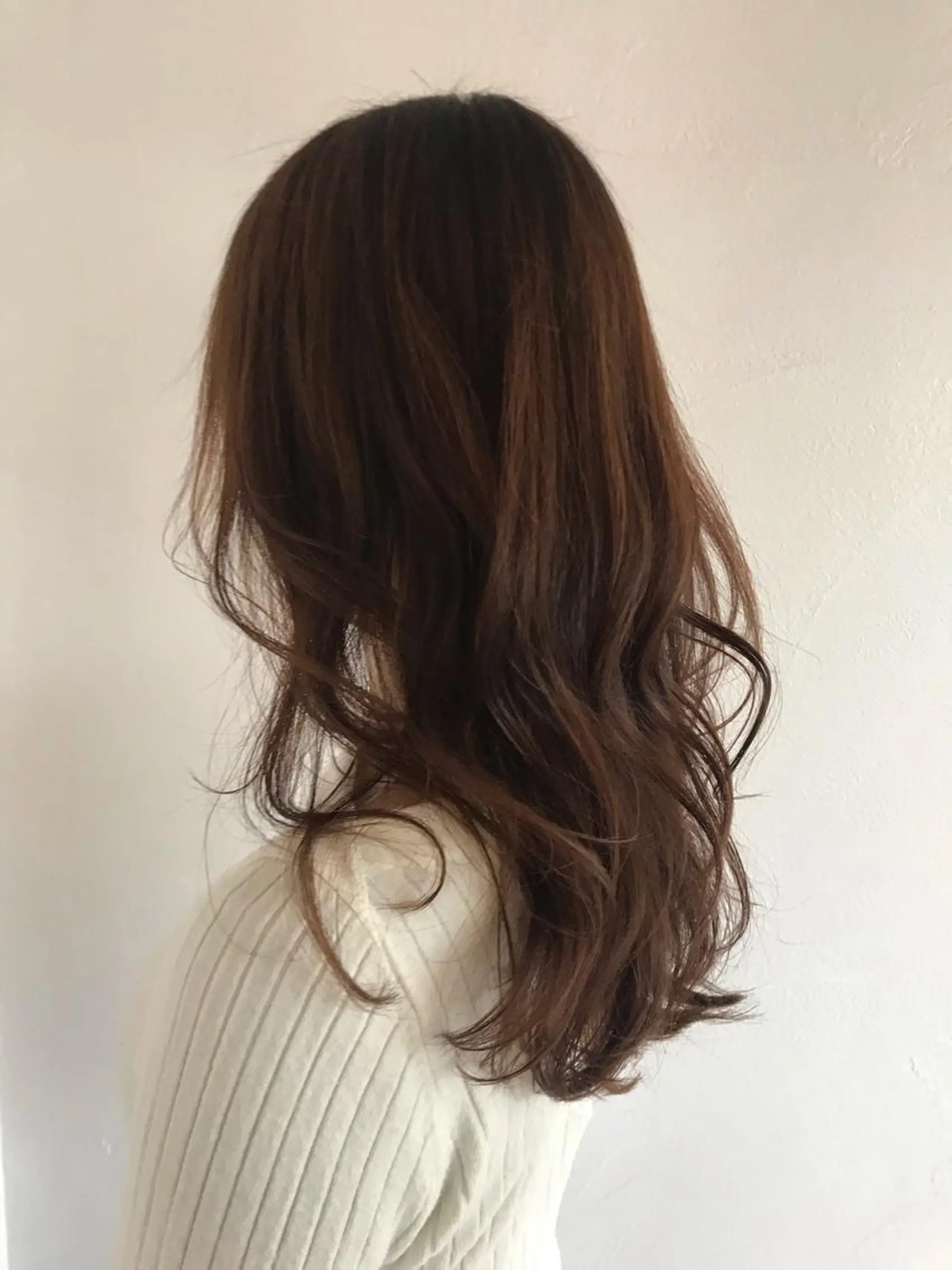 セミロング ヘアカラー トリートメント NATSUKA 905号室のヘアスタイル