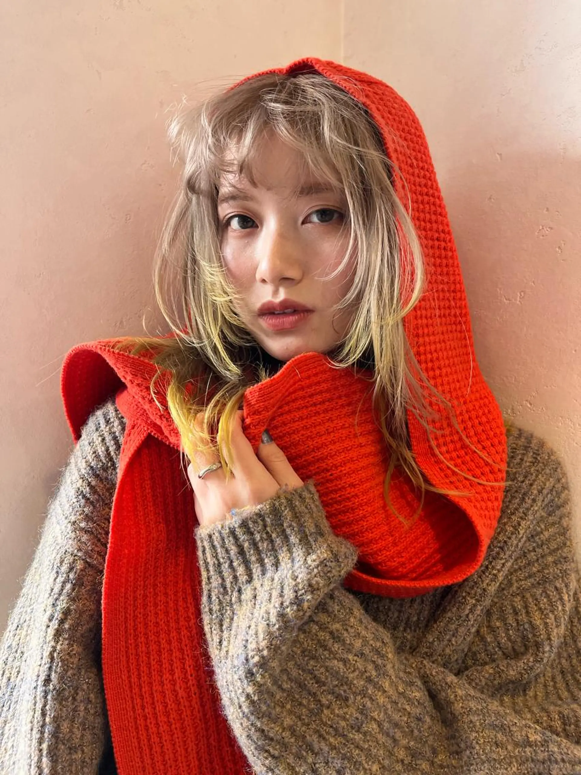 ヘアアレンジ アイブロウ irwi/イルウィ所属・miku🎀門前仲町 ブリーチ・レイヤーのヘアスタイル