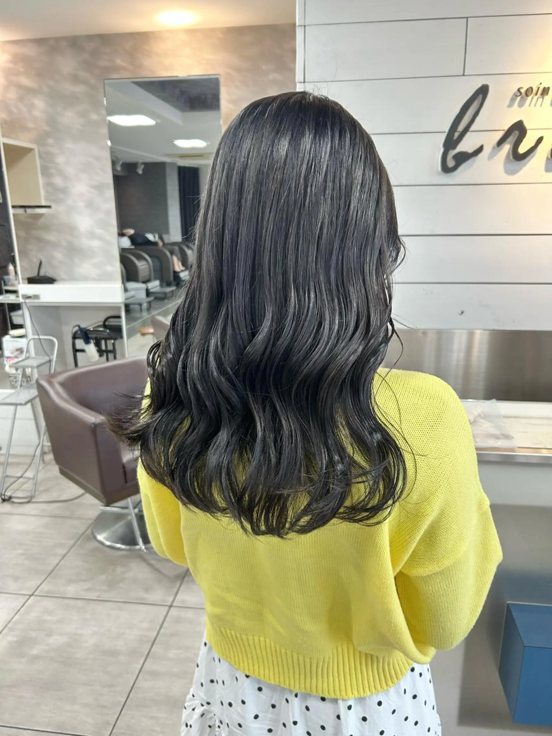 ミディアム カット ヘアカラー トリートメント 🫧艶髪カラー🫧 森本くるみのヘアスタイル