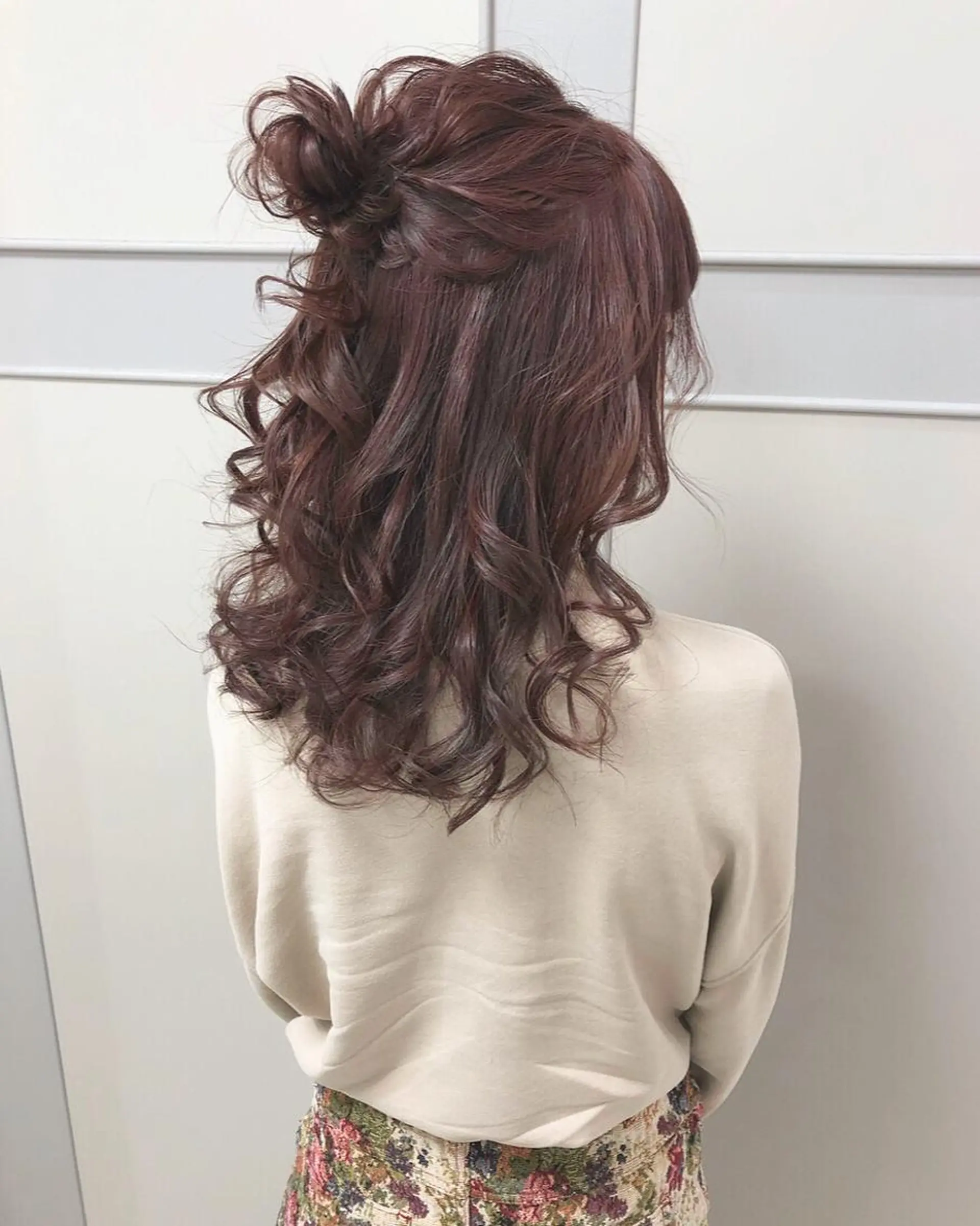 セミロング カラー ヘアアレンジ ピンクカラー autre所属・大久保 ひでなりのヘアスタイル