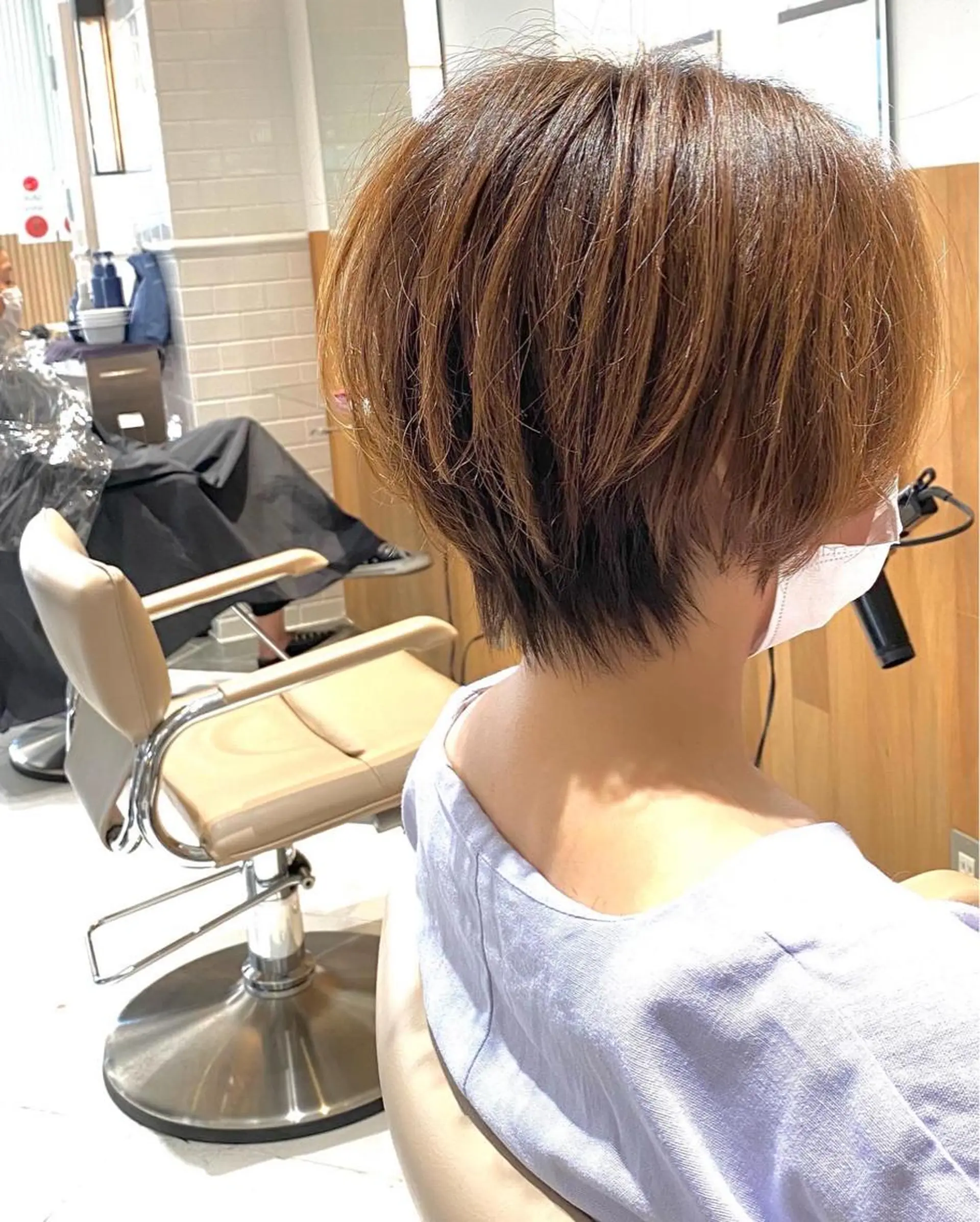 ショート カラー ショートヘア カット ヘアカラー トリートメント 谷合 貴志のヘアスタイル