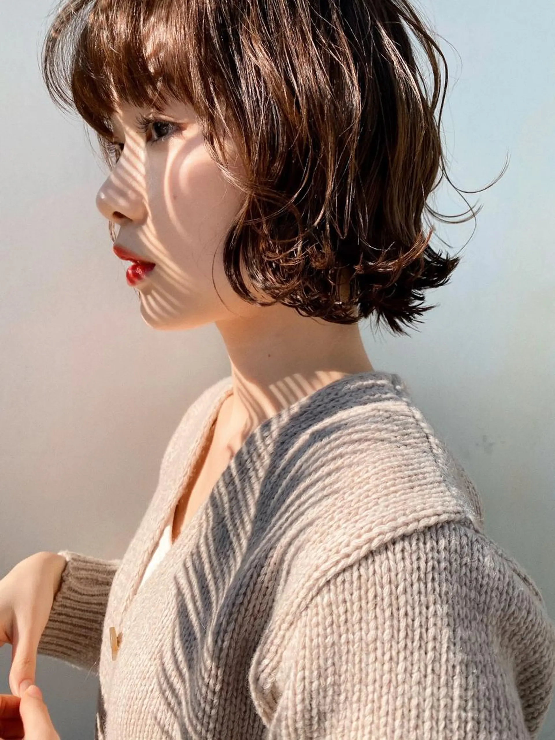 ショート カラー カット パーマ カット特化柏駅 徒歩3分LOUのヘアスタイル