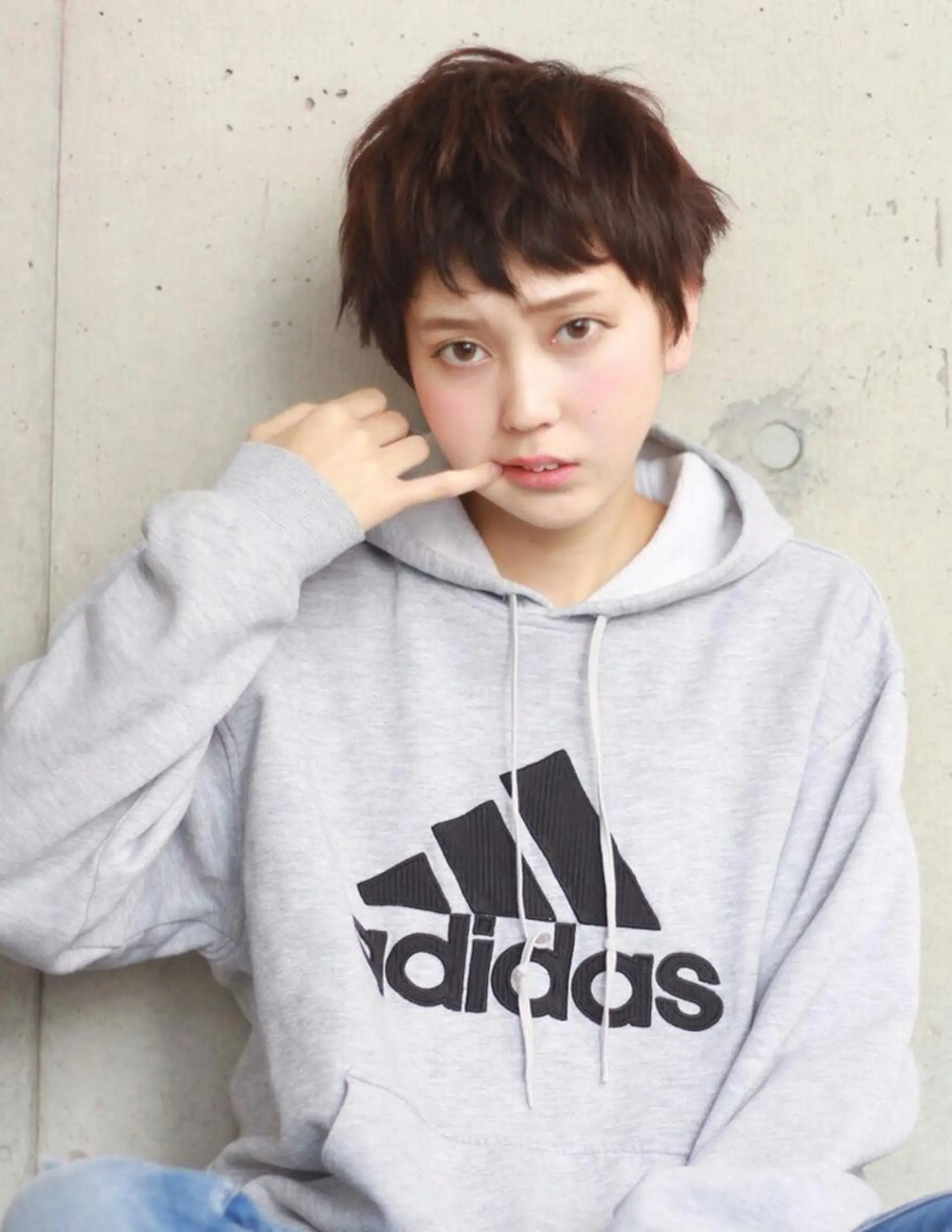 ショート メンズ カラー ショートヘア Lumderica(ラムデリカ)所属・ラムデリカ YUKAのヘアスタイル