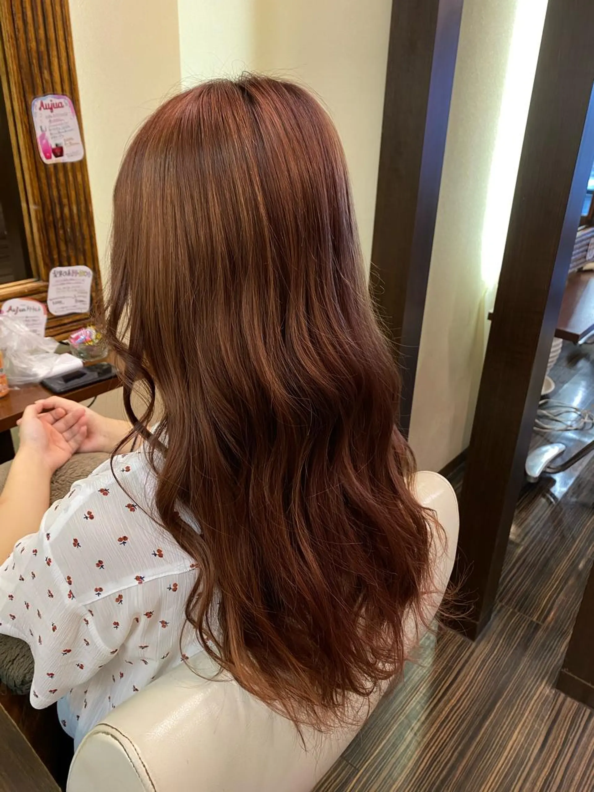 ロング カラー ヘアアレンジ ヘアカラー トリートメント 加藤 瑠美のヘアスタイル