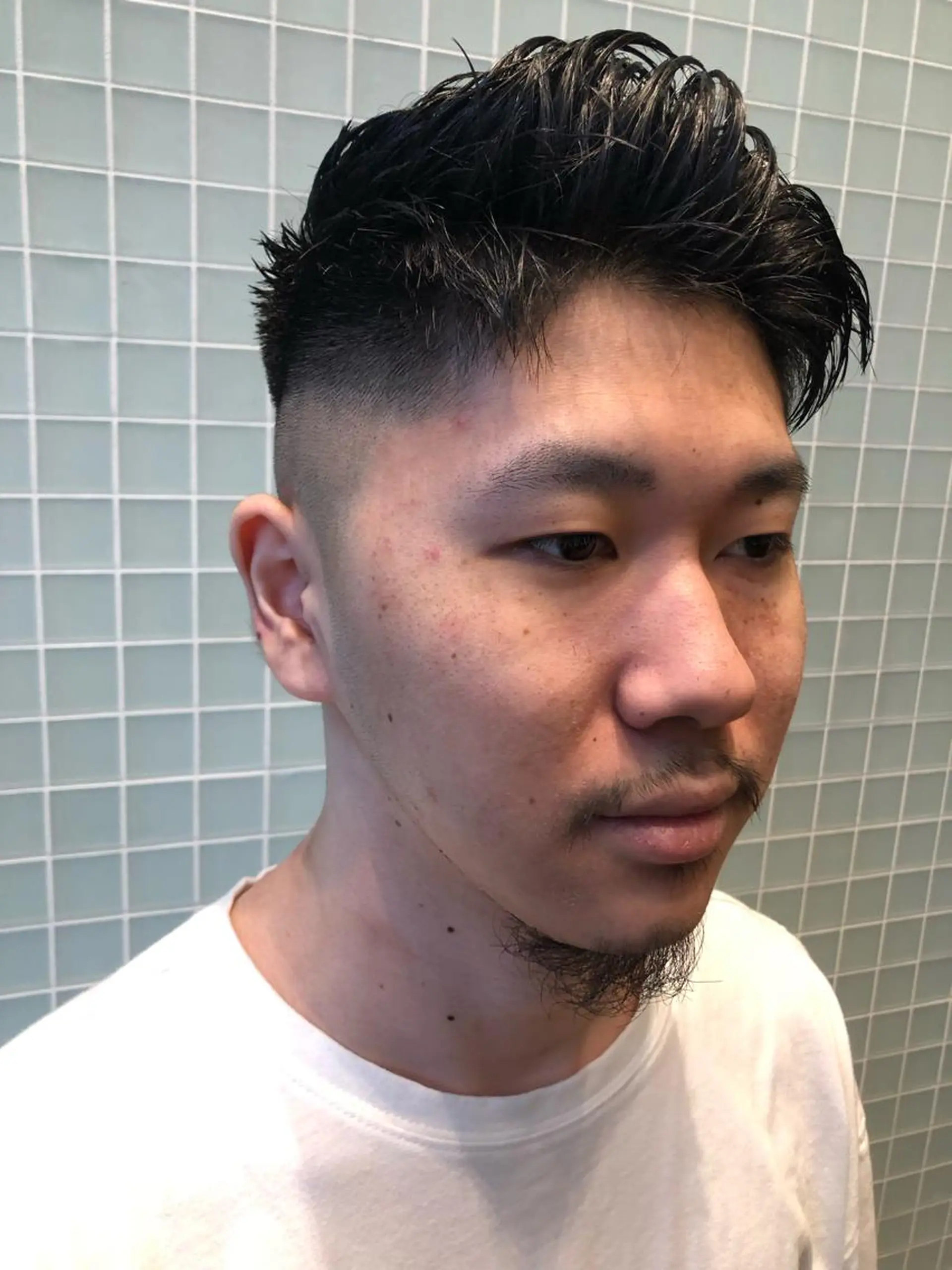 メンズ フェードカット 佐伯 凌太郎のヘアスタイル