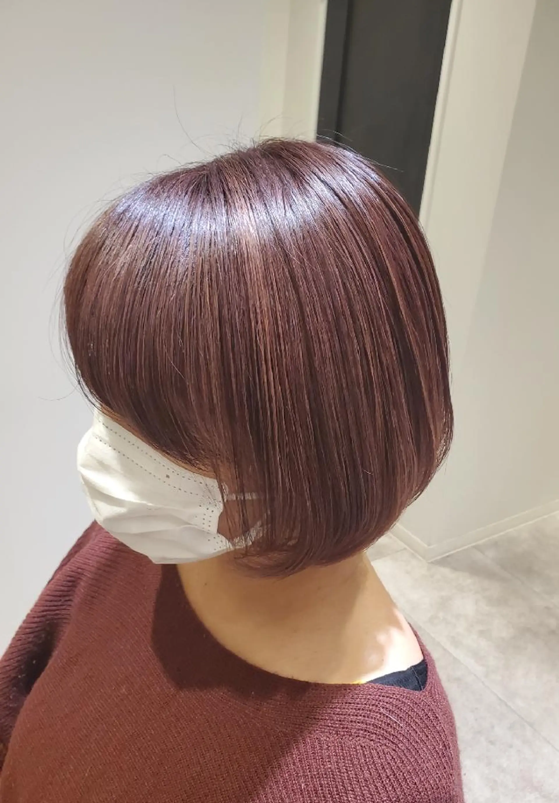 ショート カラー ハイライトカラー ピンクカラー ハイライト 💎カラー特化💎 長嶺文江💎のヘアスタイル