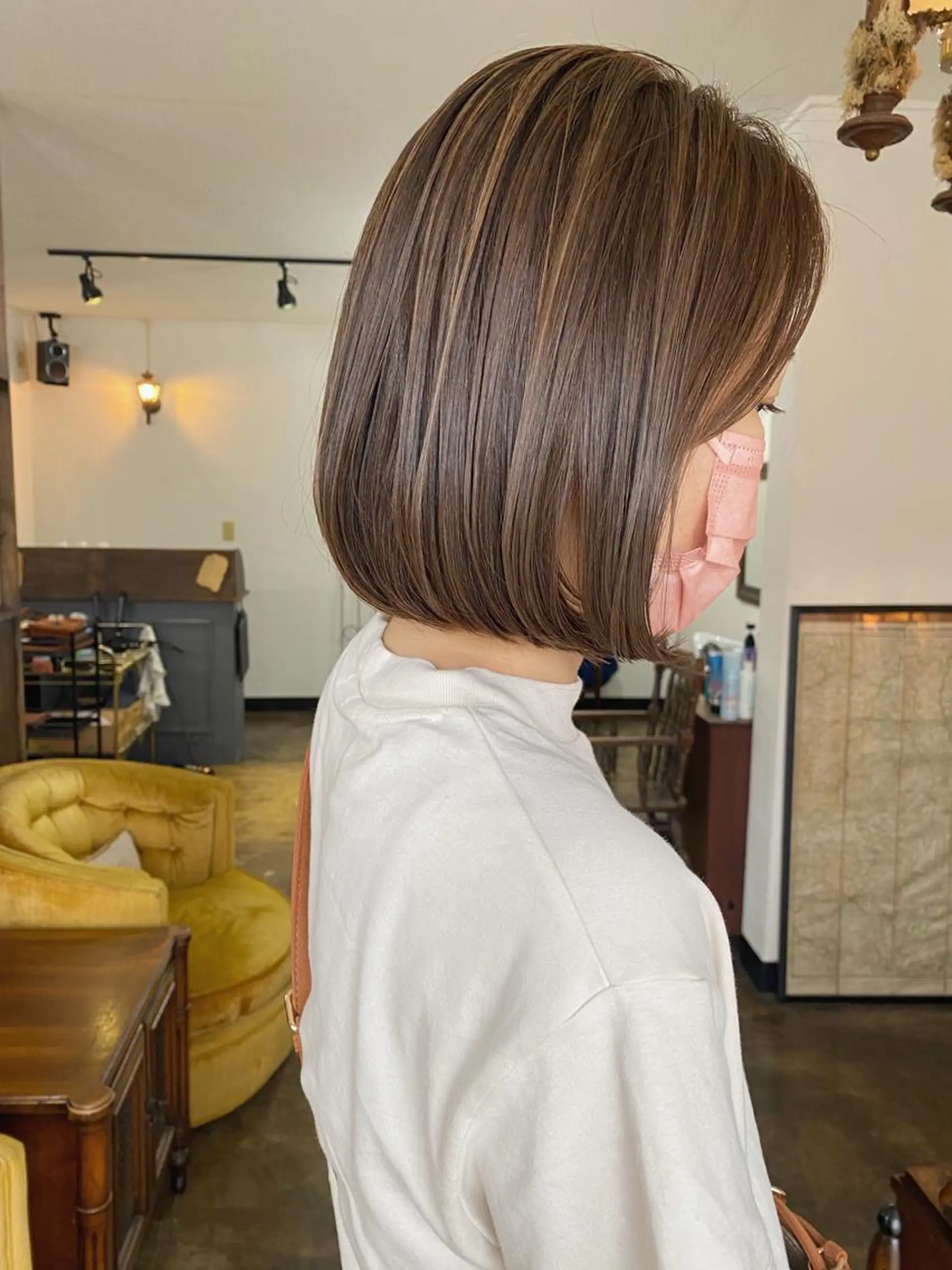 カラー 艶カラー🫧 MOMOYOのヘアスタイル