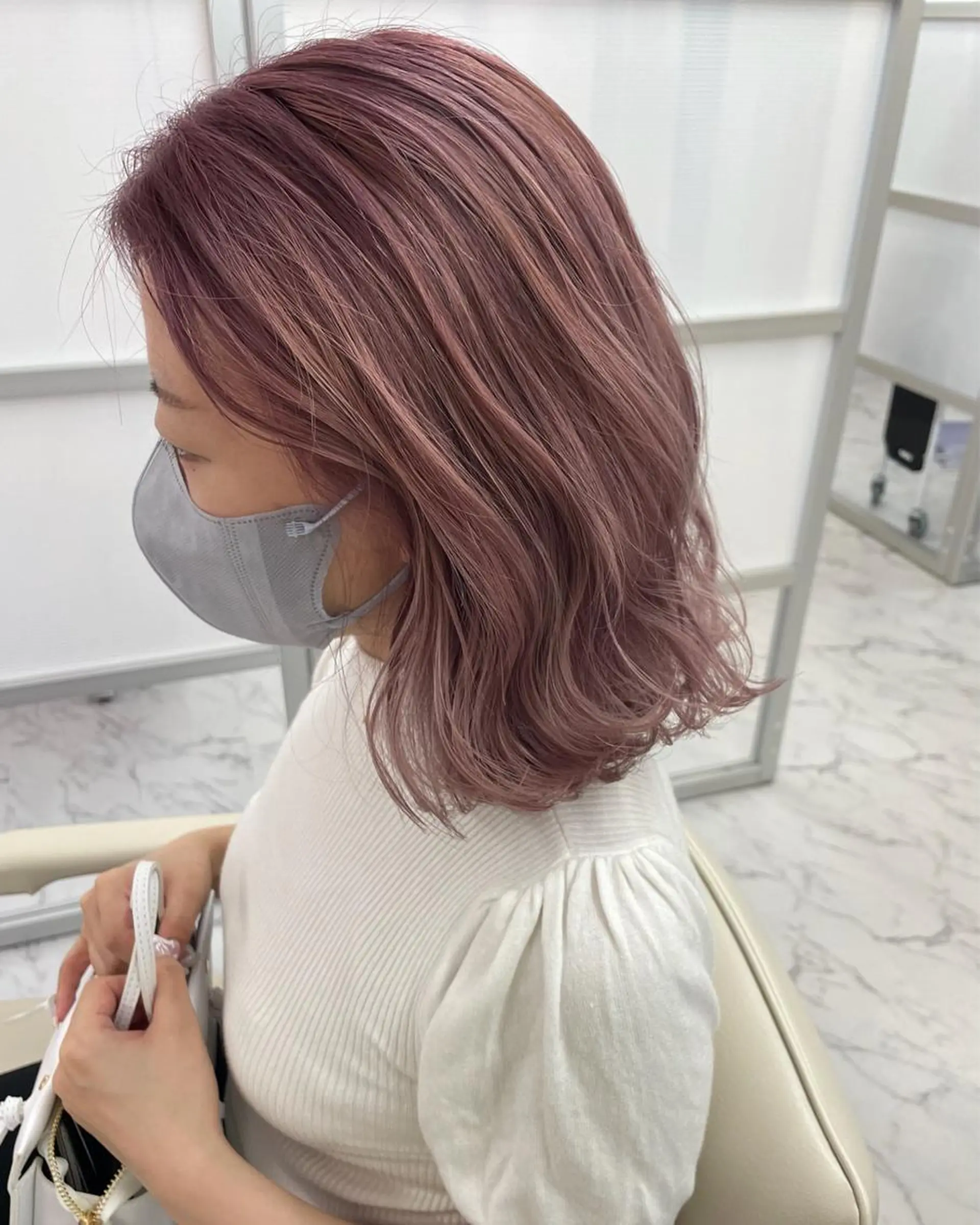 ミディアム 赤味消しcolor 🥣♡Ayaのヘアスタイル