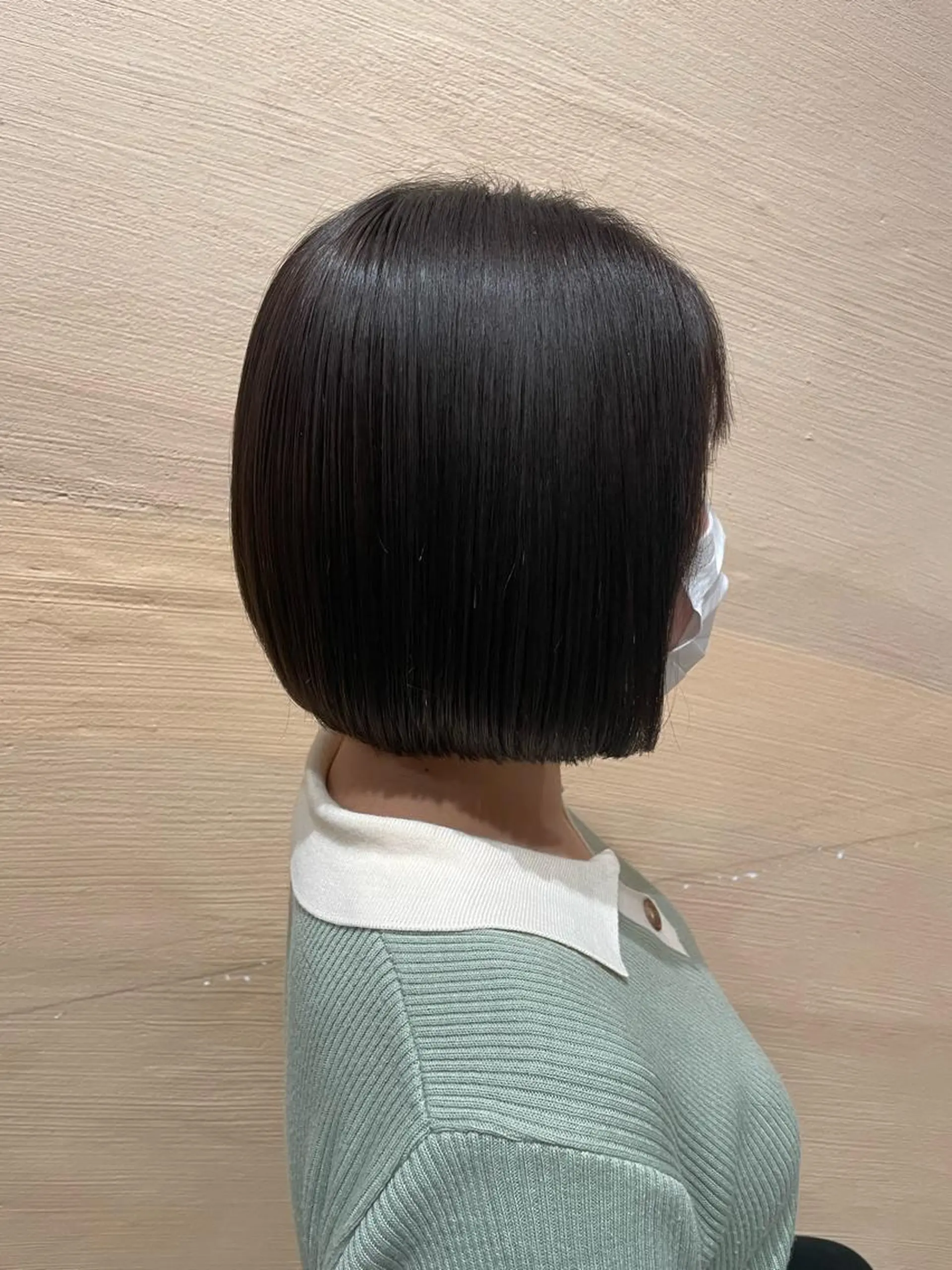 ミディアム ボブ 箭内葉月🌿 フェザーパーマ🌿のヘアスタイル
