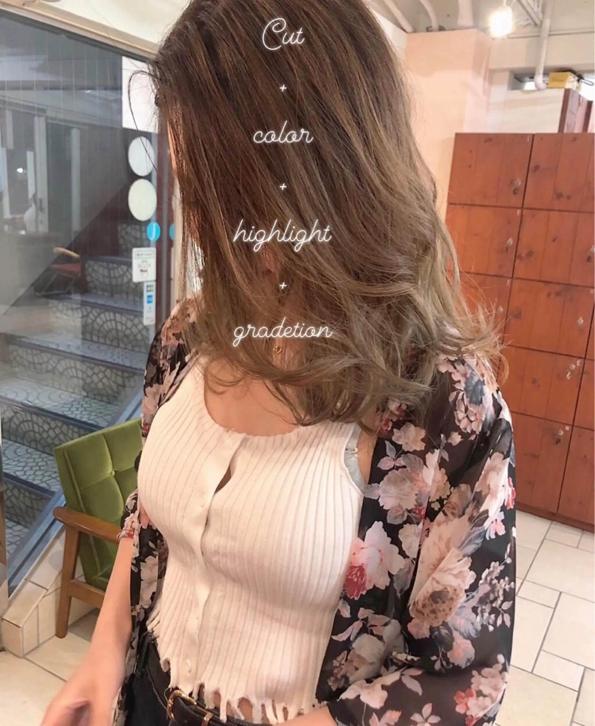 セミロング カラー ヘアアレンジ カット ヘアカラー トリートメント salowin JIYUGAOKA所属・マンツーマン半個室 tamuraのヘアスタイル