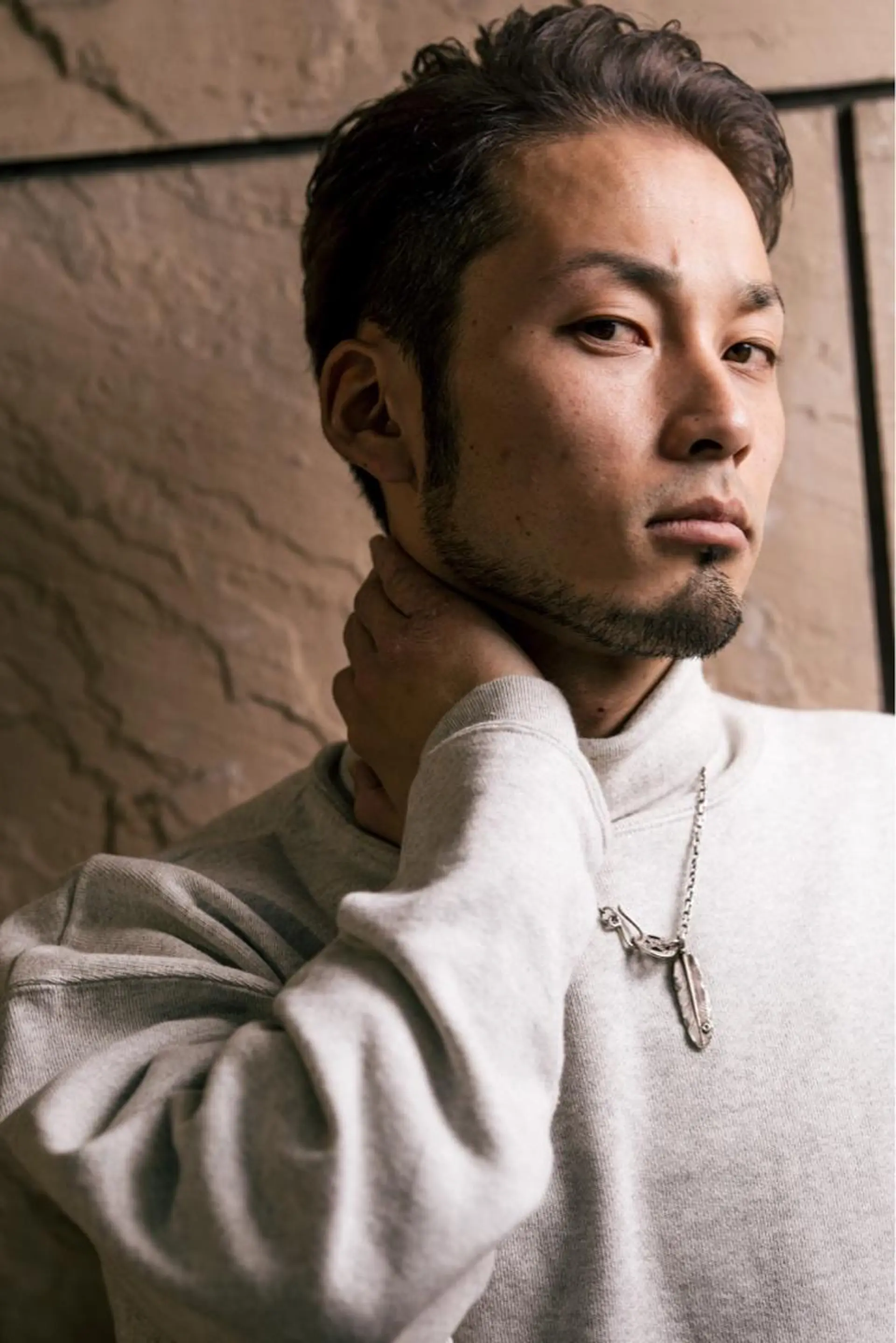 ショート カラー メンズ カット 髪質改善 MAKIのヘアスタイル