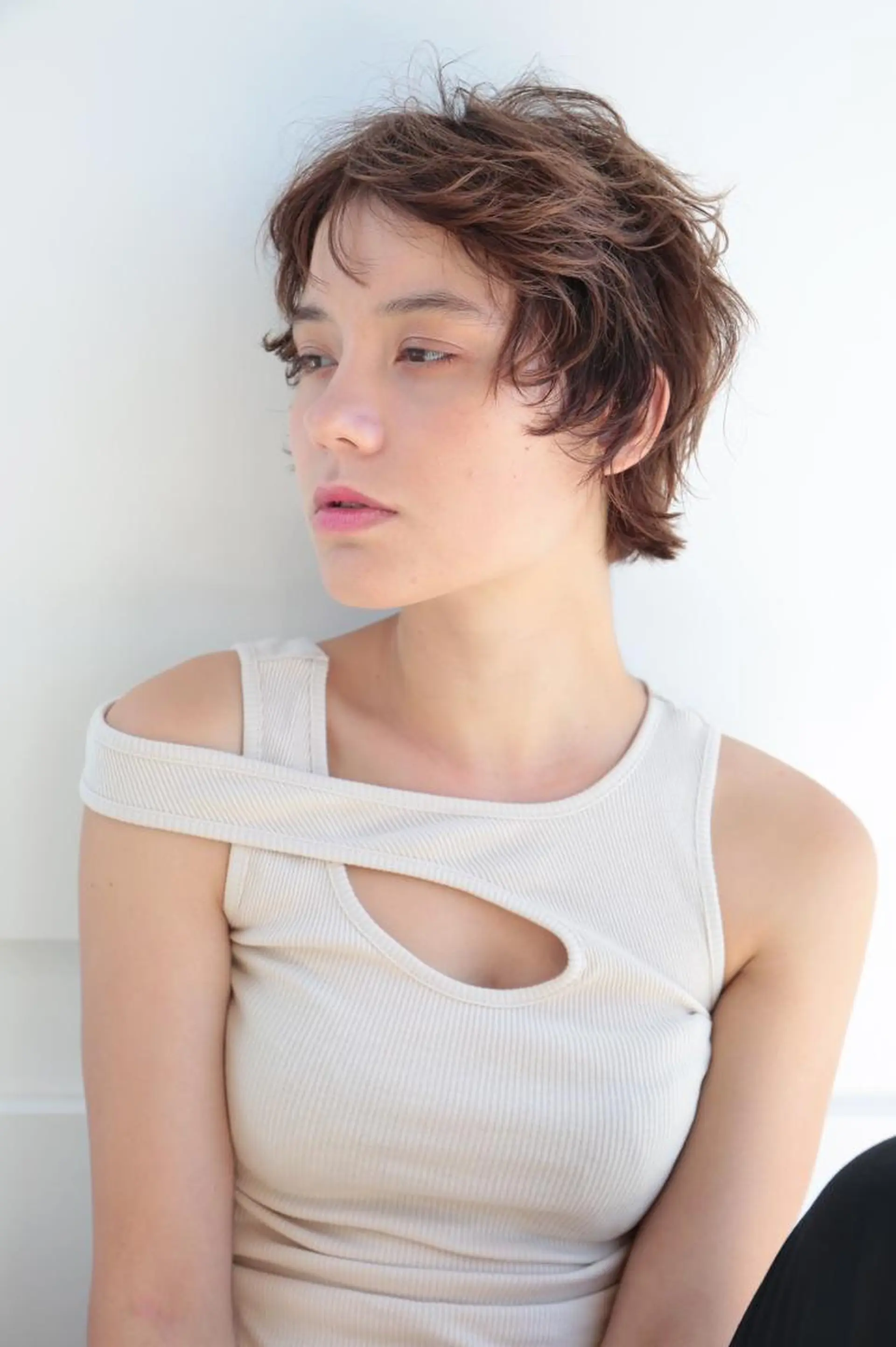 ショート カラー パーマ 山下 直人のヘアスタイル