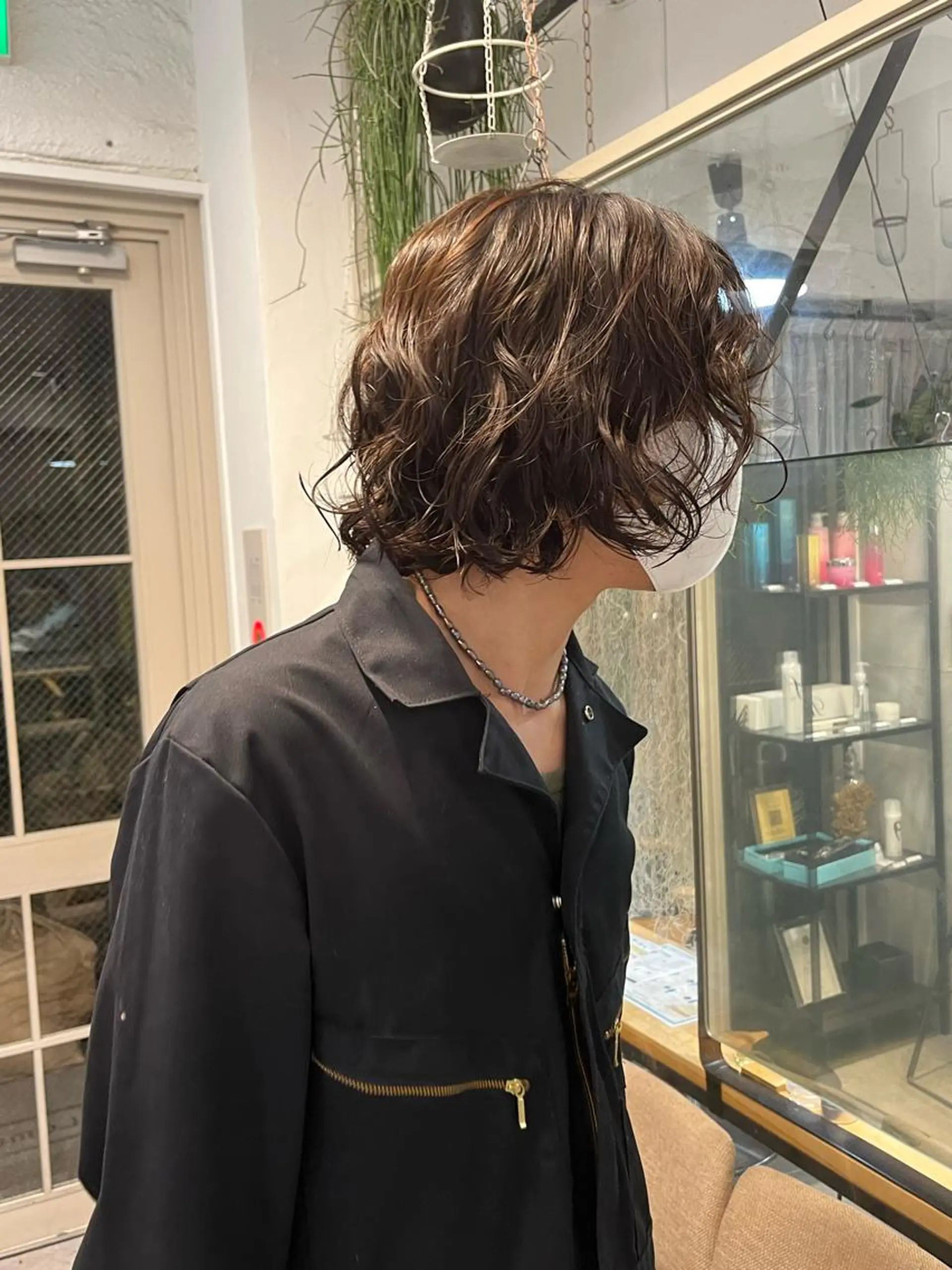 ミディアム カラー パーマ ヘアアレンジ メンズ キッズ ネイル マツエク・マツパ アイブロウ お洒落パーマ/ボブ ❄️Tomoka❄️のヘアスタイル