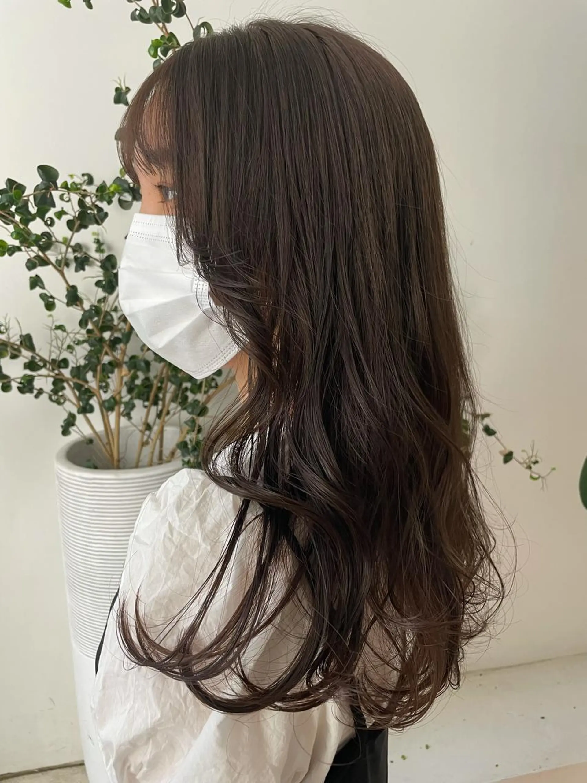 セミロング カラー ヘアカラー 【淡色color/ nail】maikoのネイルデザイン