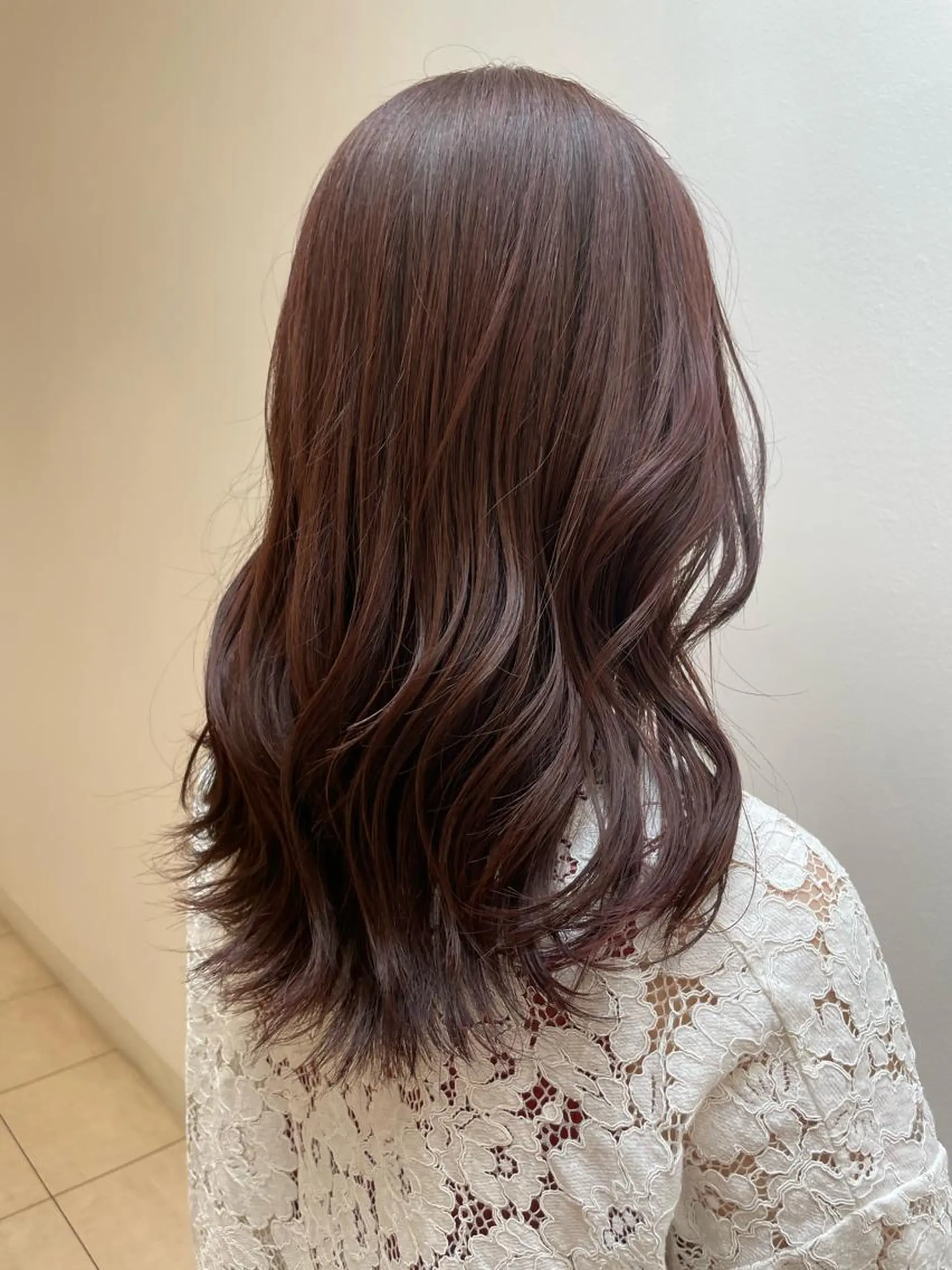 セミロング カラー ブリーチ ブリーチなしカラー トリートメント レイヤー/ハイトーン 🫧‪Erikaのヘアスタイル