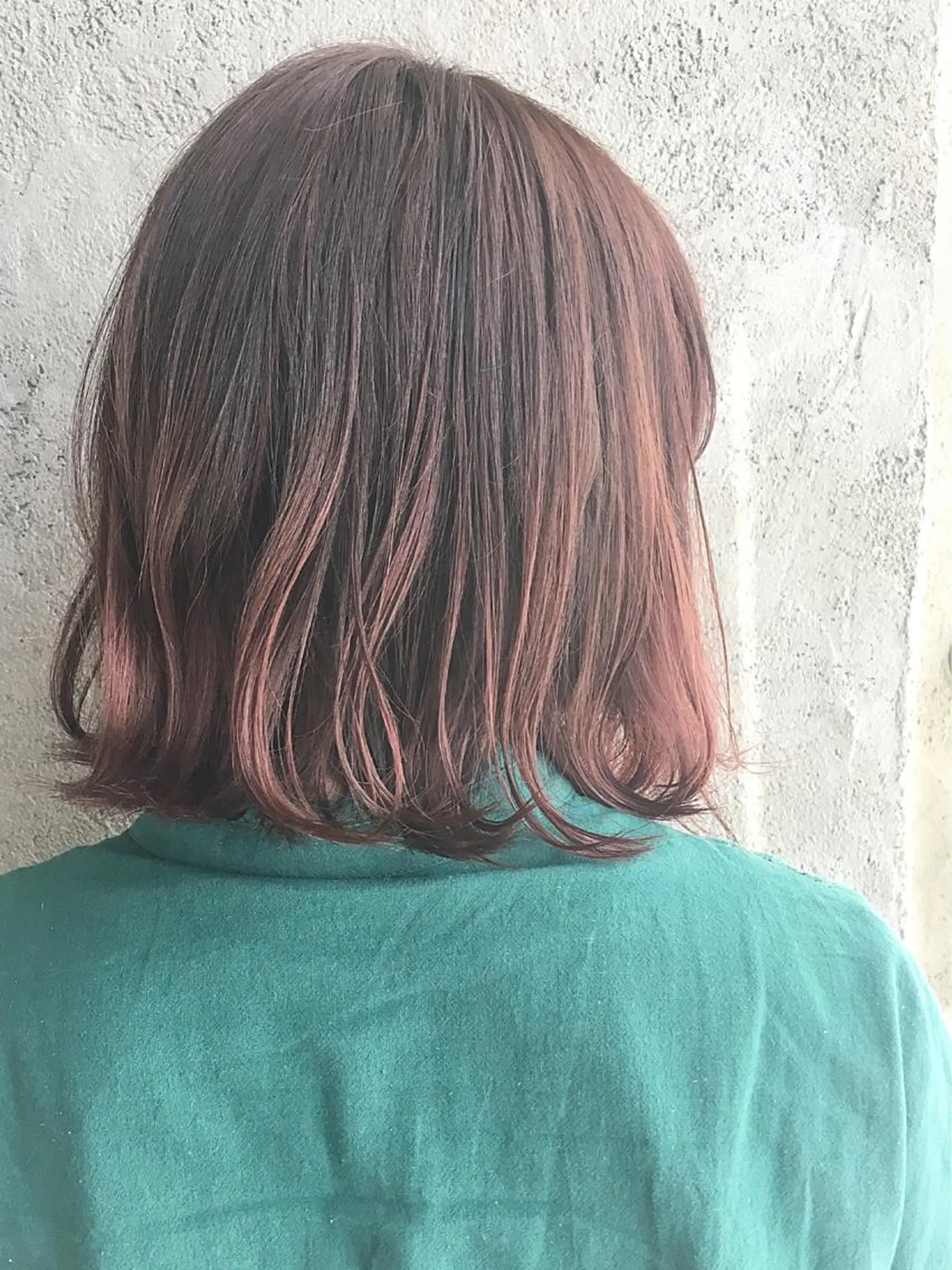 ショート カラー ピンクカラー ボブ EMANON天神所属・Hitomi Ezakiのヘアスタイル