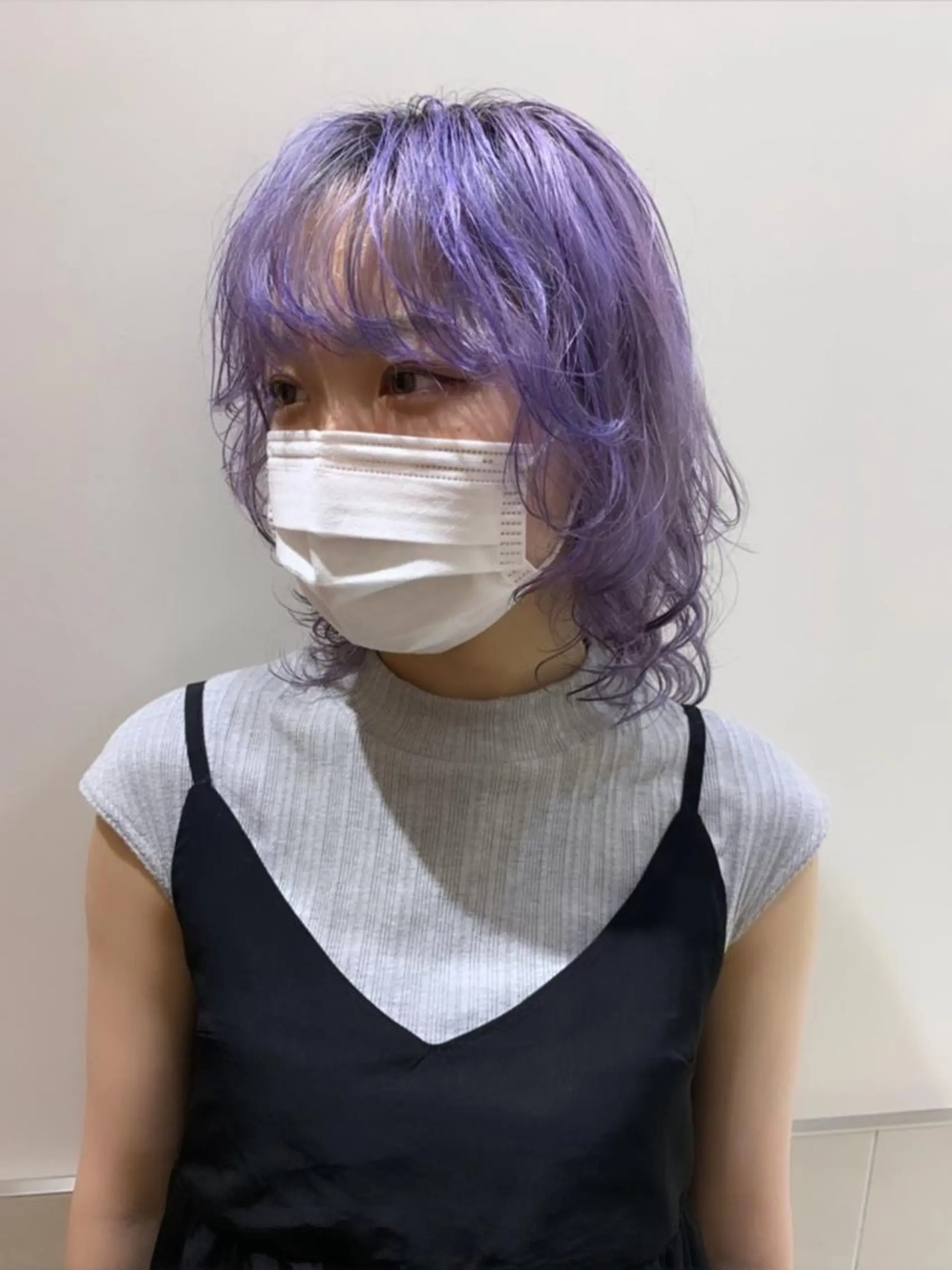 ミディアム カラー パーマ アイブロウ マツエク・マツパ ネイル yelm ［official］のヘアスタイル