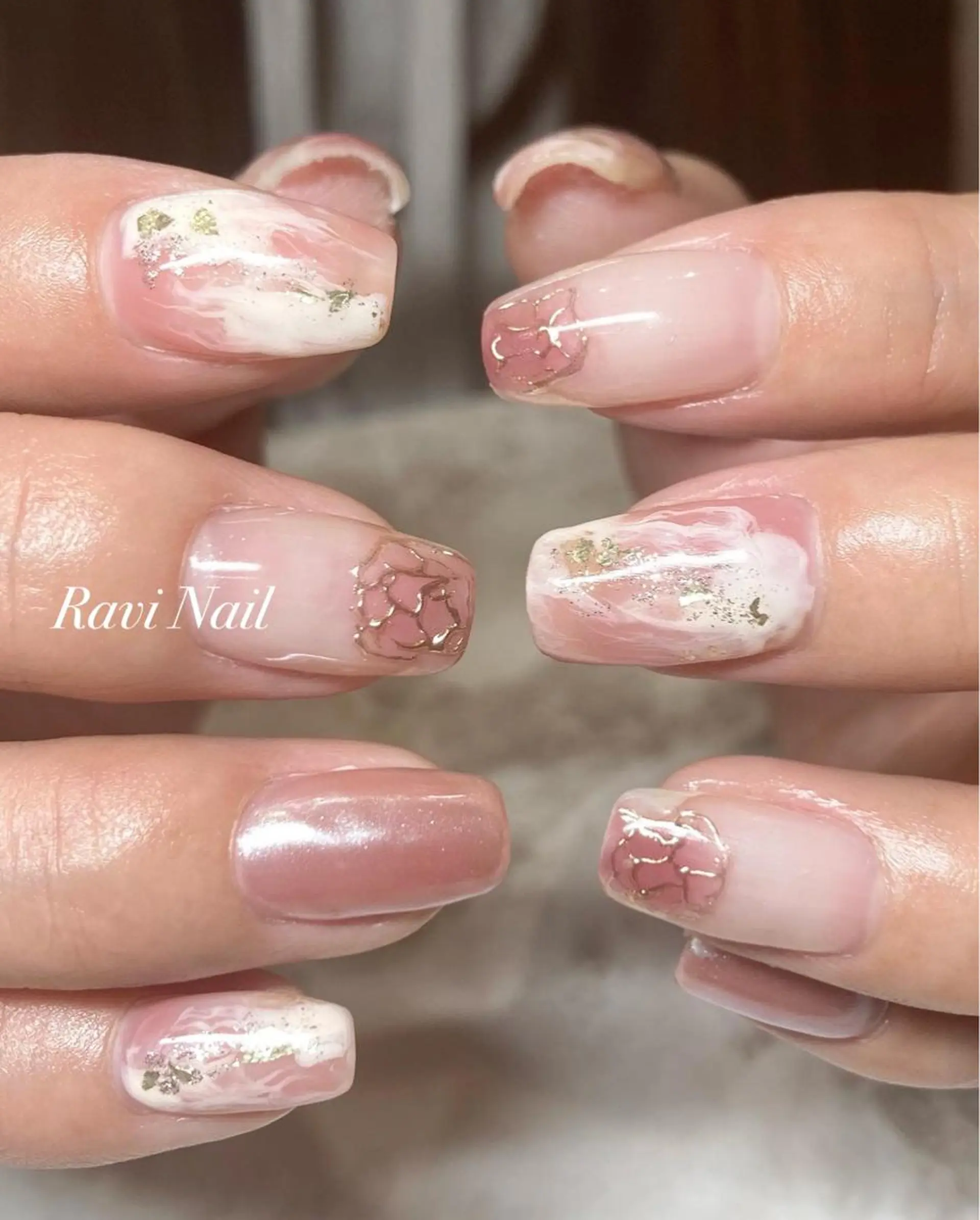 ネイル 春ネイル ハンドネイル U. Minakoのネイルデザイン