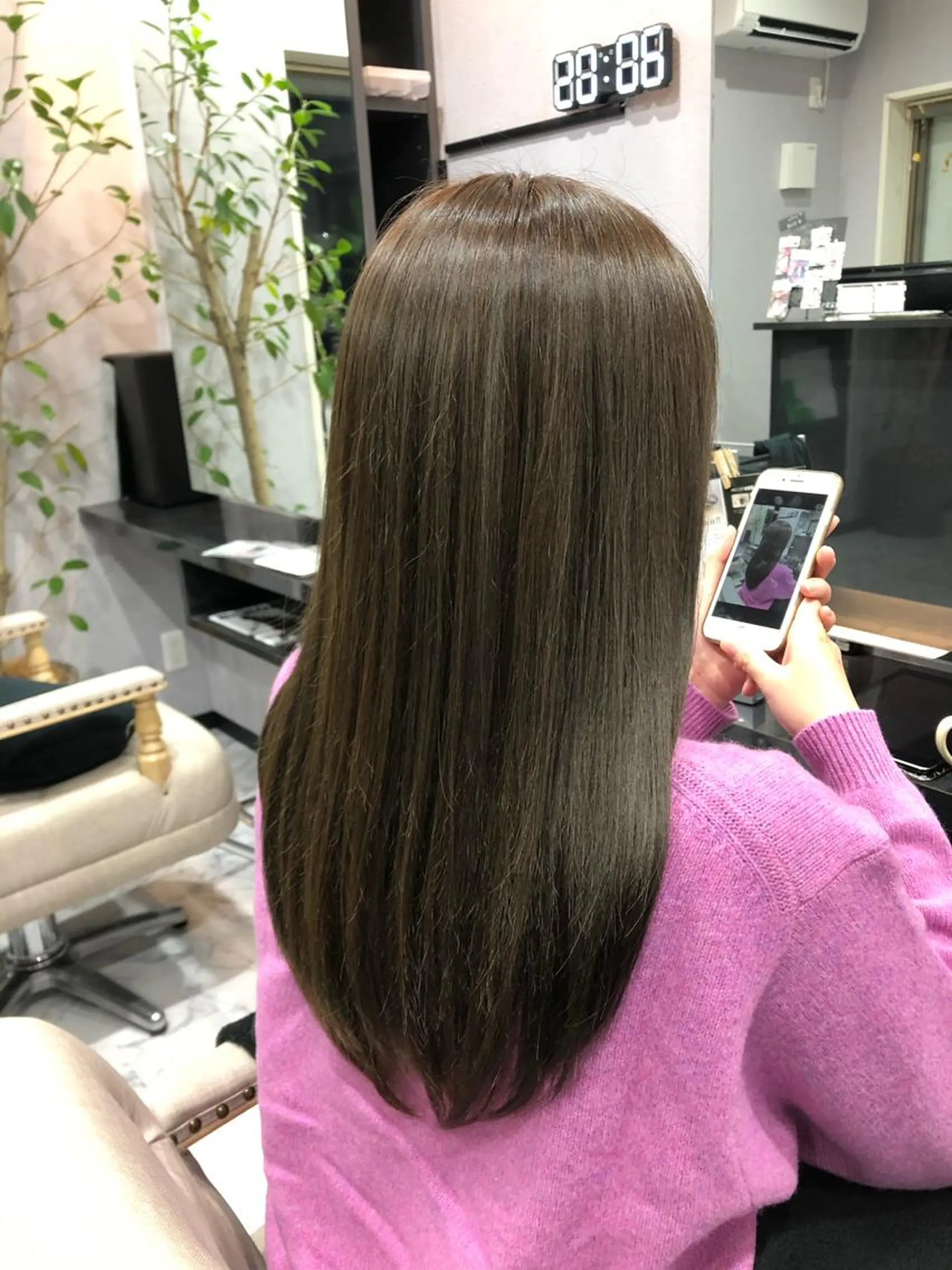 セミロング パーマ カット 縮毛矯正 FAVORE 【ファヴォーレ】のヘアスタイル